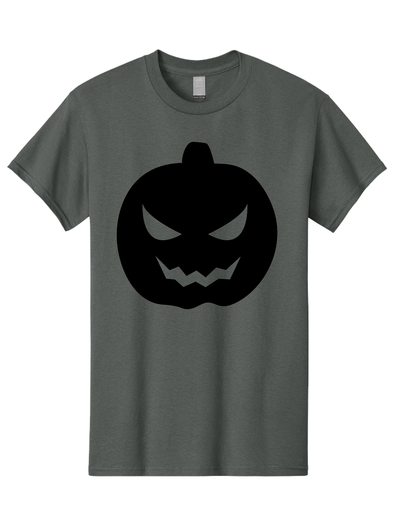 Jack-O-Lantern Men'S Graphic Tee, 100% Cotton, Comfortable Casual Summer Wear, Machine Washable, Halloween Pumpkin, Jack O Lantern, Spooky Face, Glowing Eyes, Menacing Grin, Autumn Decor, Fall Festival, Holiday Symbol, Scary Pumpkin, Aab230