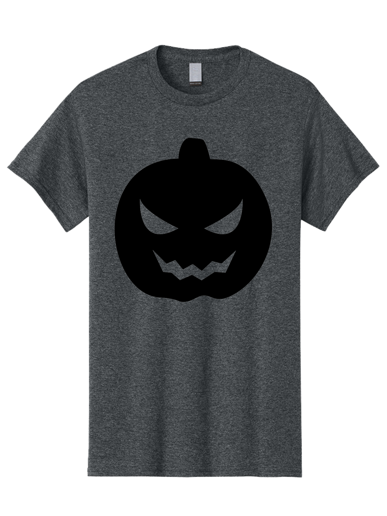 Jack-O-Lantern Men'S Graphic Tee, 100% Cotton, Comfortable Casual Summer Wear, Machine Washable, Halloween Pumpkin, Jack O Lantern, Spooky Face, Glowing Eyes, Menacing Grin, Autumn Decor, Fall Festival, Holiday Symbol, Scary Pumpkin, Aab230