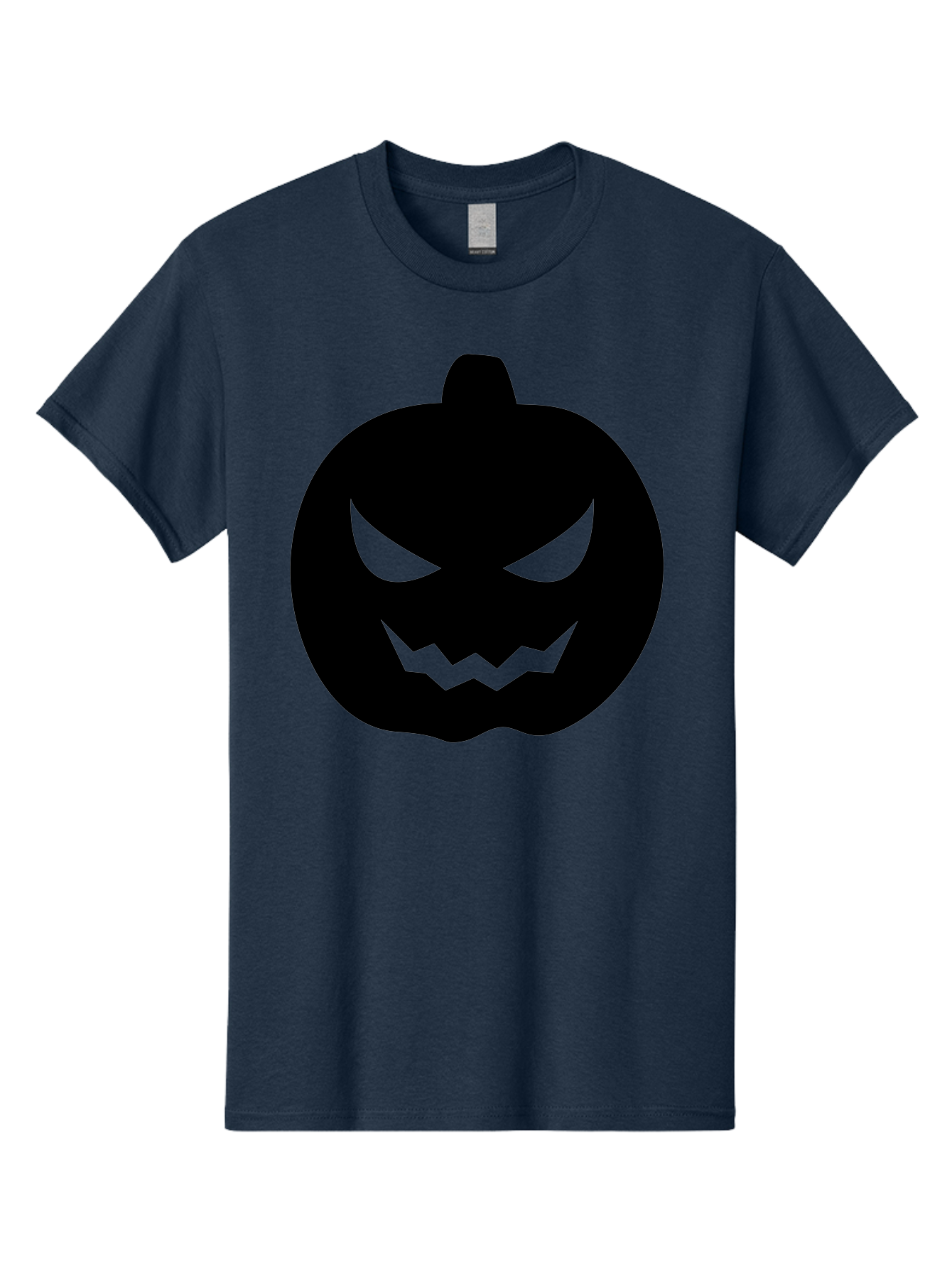 Jack-O-Lantern Men'S Graphic Tee, 100% Cotton, Comfortable Casual Summer Wear, Machine Washable, Halloween Pumpkin, Jack O Lantern, Spooky Face, Glowing Eyes, Menacing Grin, Autumn Decor, Fall Festival, Holiday Symbol, Scary Pumpkin, Aab230