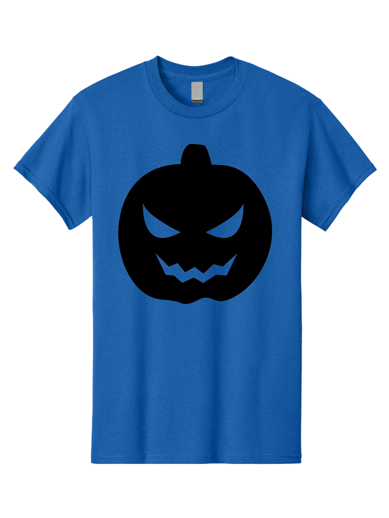 Jack-O-Lantern Men'S Graphic Tee, 100% Cotton, Comfortable Casual Summer Wear, Machine Washable, Halloween Pumpkin, Jack O Lantern, Spooky Face, Glowing Eyes, Menacing Grin, Autumn Decor, Fall Festival, Holiday Symbol, Scary Pumpkin, Aab230