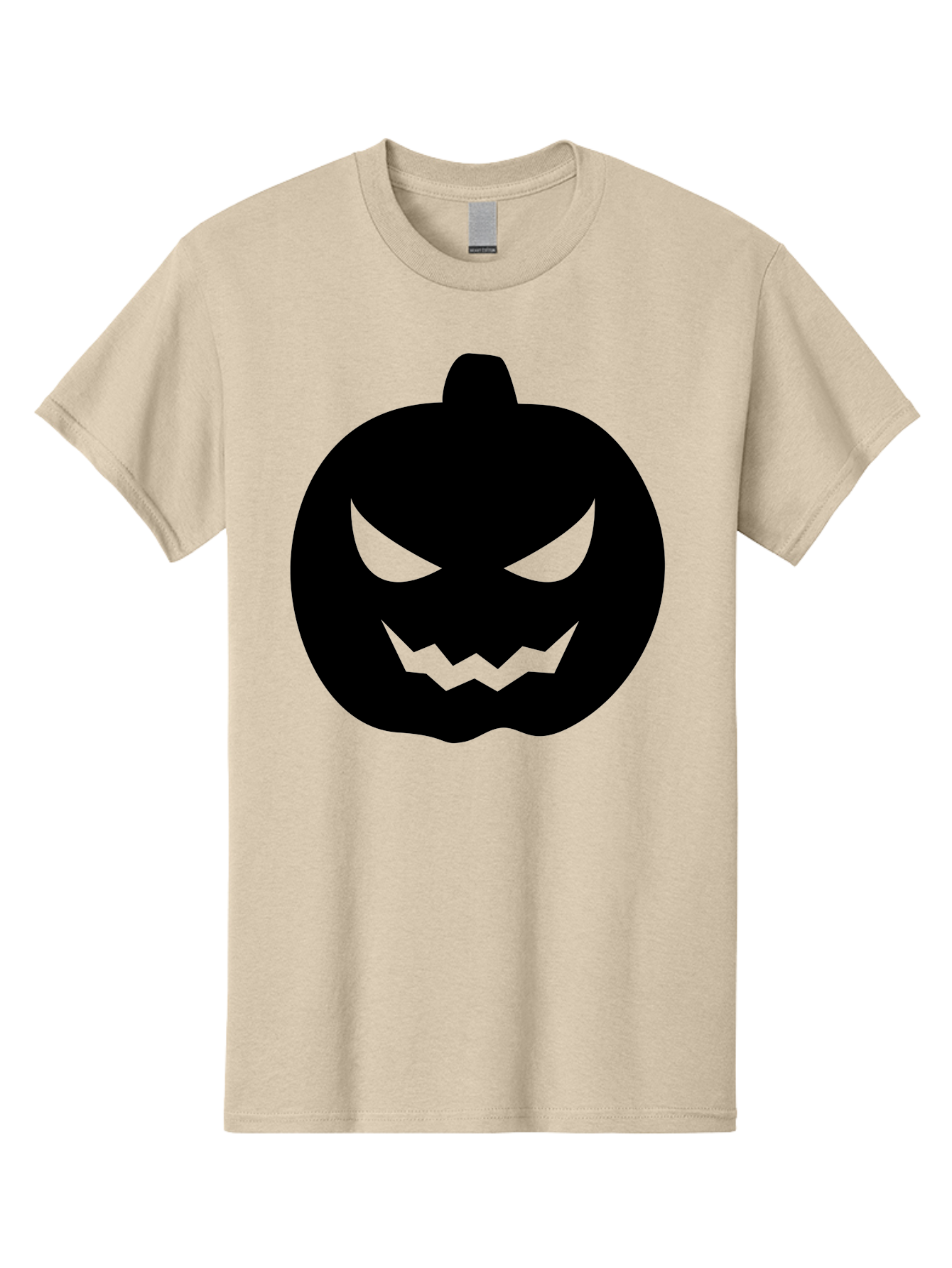 Jack-O-Lantern Men'S Graphic Tee, 100% Cotton, Comfortable Casual Summer Wear, Machine Washable, Halloween Pumpkin, Jack O Lantern, Spooky Face, Glowing Eyes, Menacing Grin, Autumn Decor, Fall Festival, Holiday Symbol, Scary Pumpkin, Aab230