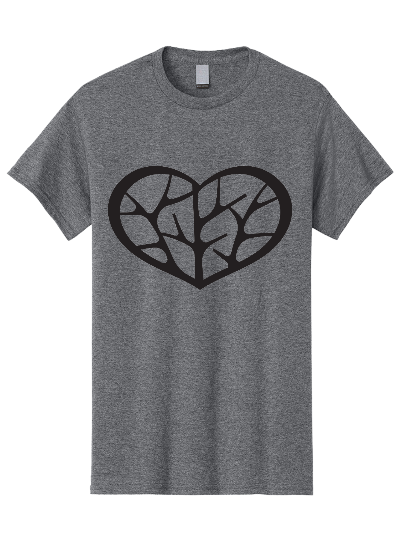 Brain-Heart Men'S Graphic Tee, 100% Cotton, Comfortable Casual Summer Wear, Machine Washable, Brain And Heart, Love And Intelligence, Harmony, Unity, Creativity, Brain-Heart Connection, Heart-Brain Balance, Emotional Intelligence Aab258