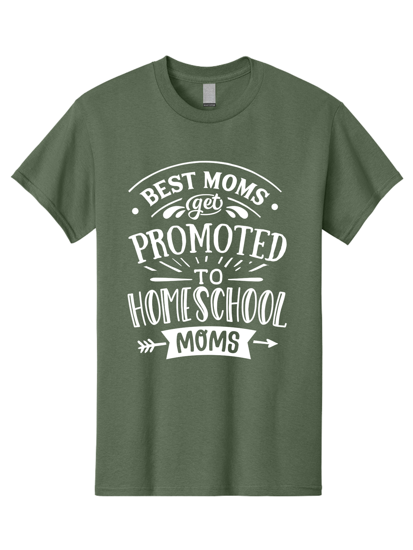 Best-Moms-Get-Promoted-To-Homeschool-Moms Men'S Graphic Tee, 100% Cotton, Comfortable Casual Summer Wear, Machine Washable, Homeschooling Mom, Best Mom, Mom Quotes, Homeschool Mom Quotes, Funny Mom Quotes, Mom Life, Parenting Humor, Aab321