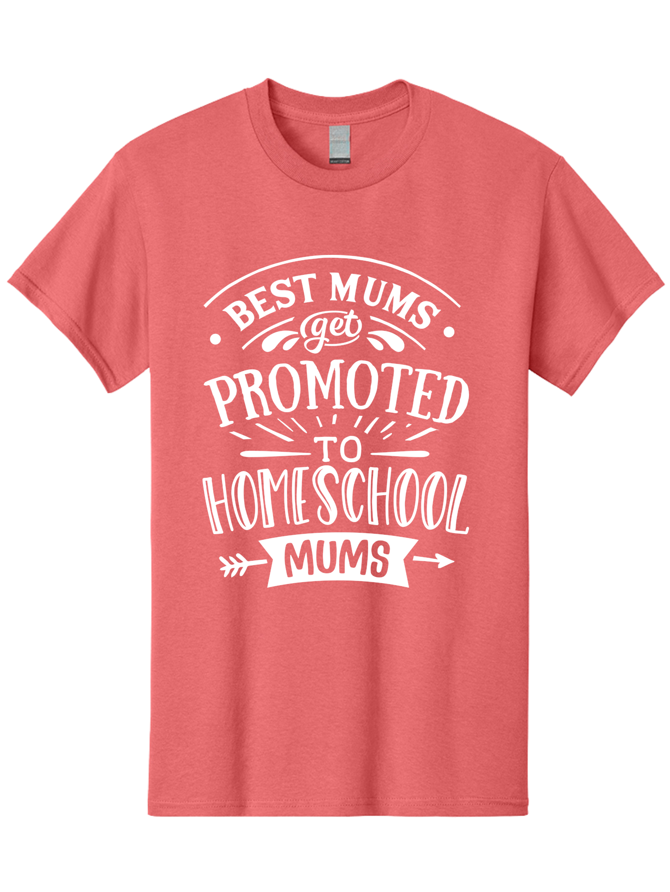 Best-Mums-Get-Promoted-To-Homeschool-Mums Men'S Graphic Tee, 100% Cotton, Comfortable Casual Summer Wear, Machine Washable, Homeschool Mums, Best Mums, Promotion, Parenting, Education, Homeschooling, Mom Life, Motherhood, Funny Quote, Aab322