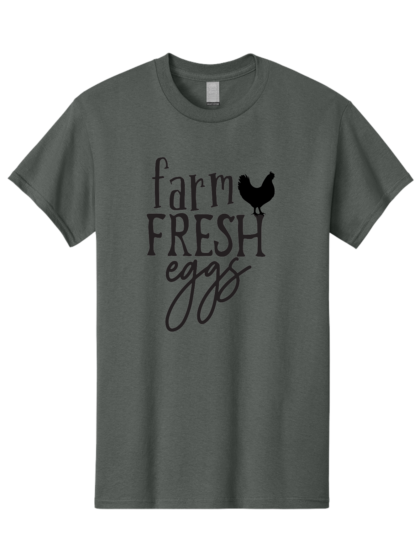 Farm-Fresh-Eggs-1 Men'S Graphic Tee, 100% Cotton, Comfortable Casual Summer Wear, Machine Washable, Farm Fresh Eggs, Farm To Table, Organic Eggs, Local Produce, Healthy Eating, Natural Food, Rustic Charm, Chicken Farm, Egg Farm Aab576