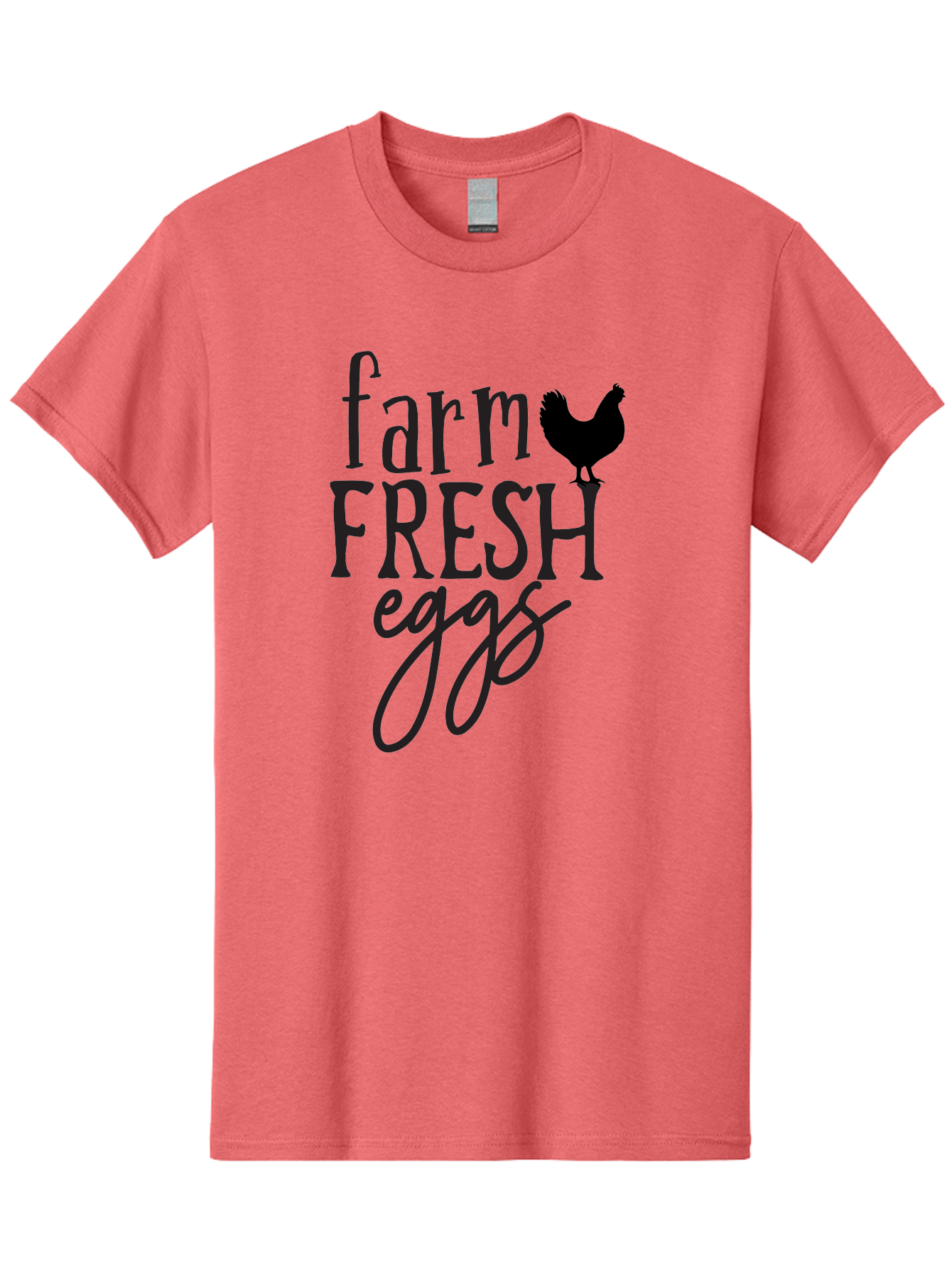 Farm-Fresh-Eggs-1 Men'S Graphic Tee, 100% Cotton, Comfortable Casual Summer Wear, Machine Washable, Farm Fresh Eggs, Farm To Table, Organic Eggs, Local Produce, Healthy Eating, Natural Food, Rustic Charm, Chicken Farm, Egg Farm Aab576
