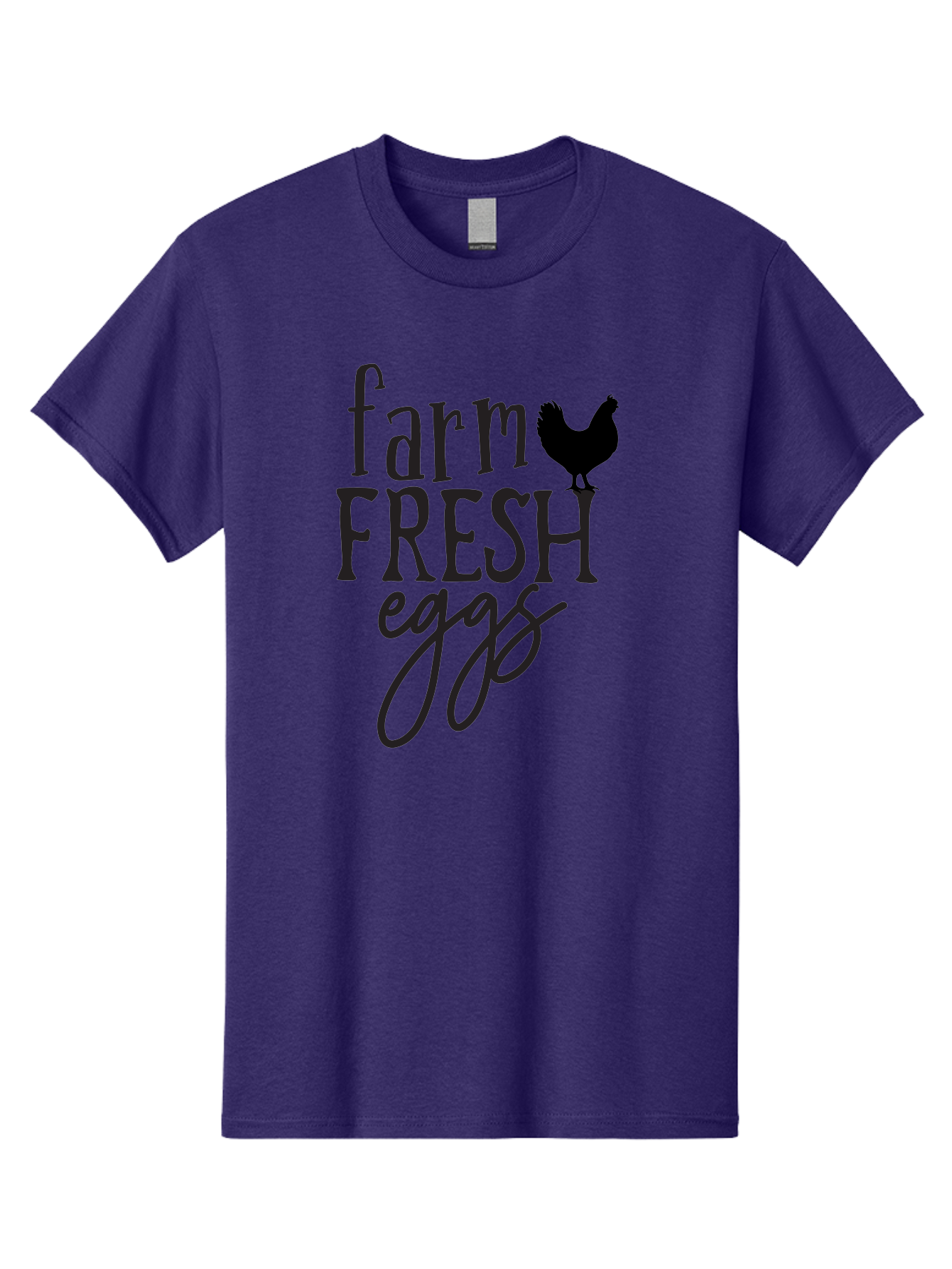 Farm-Fresh-Eggs-1 Men'S Graphic Tee, 100% Cotton, Comfortable Casual Summer Wear, Machine Washable, Farm Fresh Eggs, Farm To Table, Organic Eggs, Local Produce, Healthy Eating, Natural Food, Rustic Charm, Chicken Farm, Egg Farm Aab576