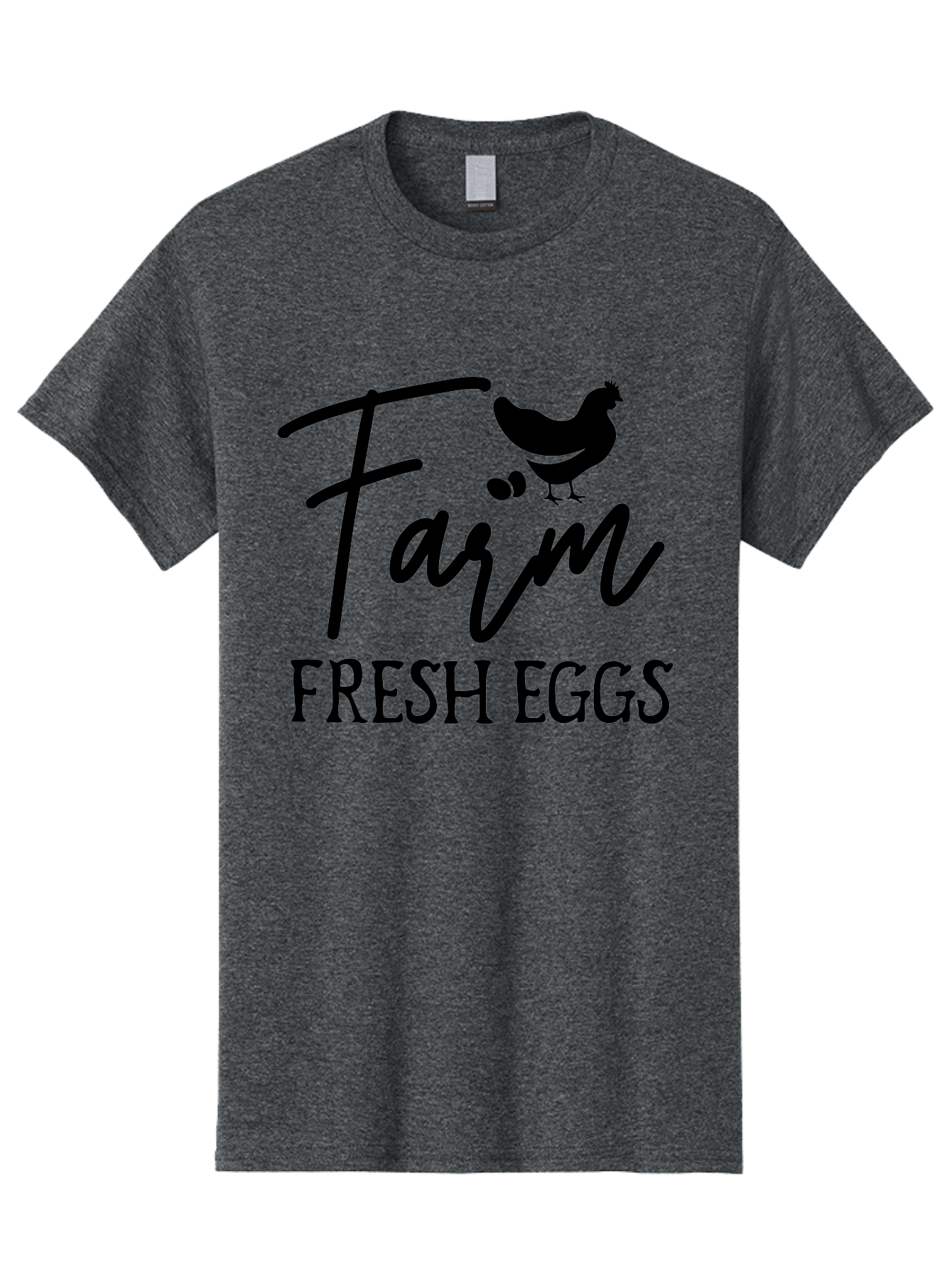 Farm-Fresh-Eggs Men'S Graphic Tee, 100% Cotton, Comfortable Casual Summer Wear, Machine Washable, Farm Fresh Eggs, Eggs, Farm, Fresh Produce, Farm Eggs, Farm Fresh Aab577