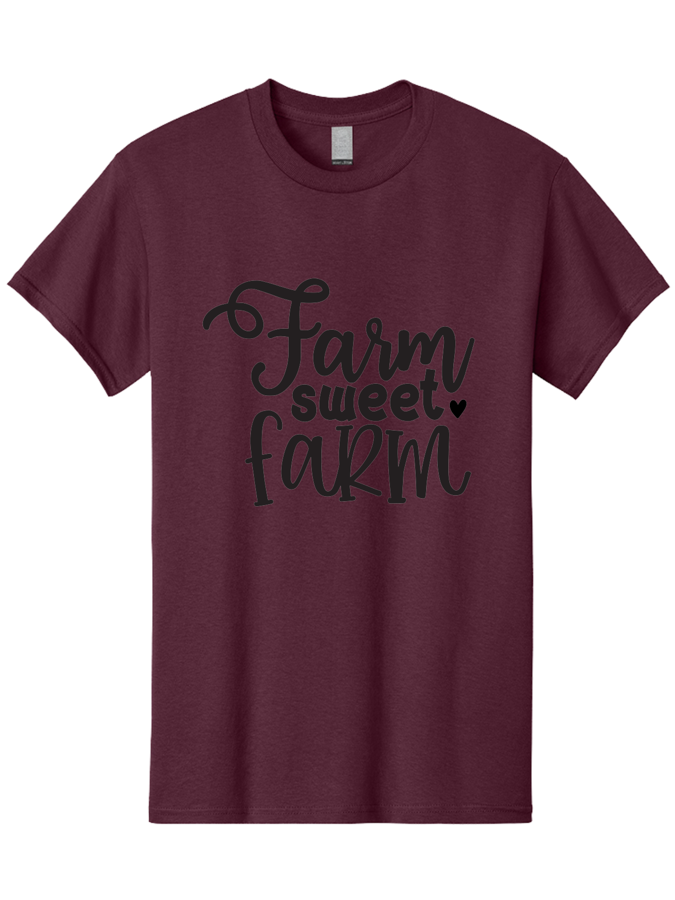 Farm-Sweet-Farm Men'S Graphic Tee, 100% Cotton, Comfortable Casual Summer Wear, Machine Washable, Rural Charm, Countryside Living, Farmhouse Style, Homespun Decor, Country Vibes, Rustic Elegance, Farm Sweet Farm Aab579