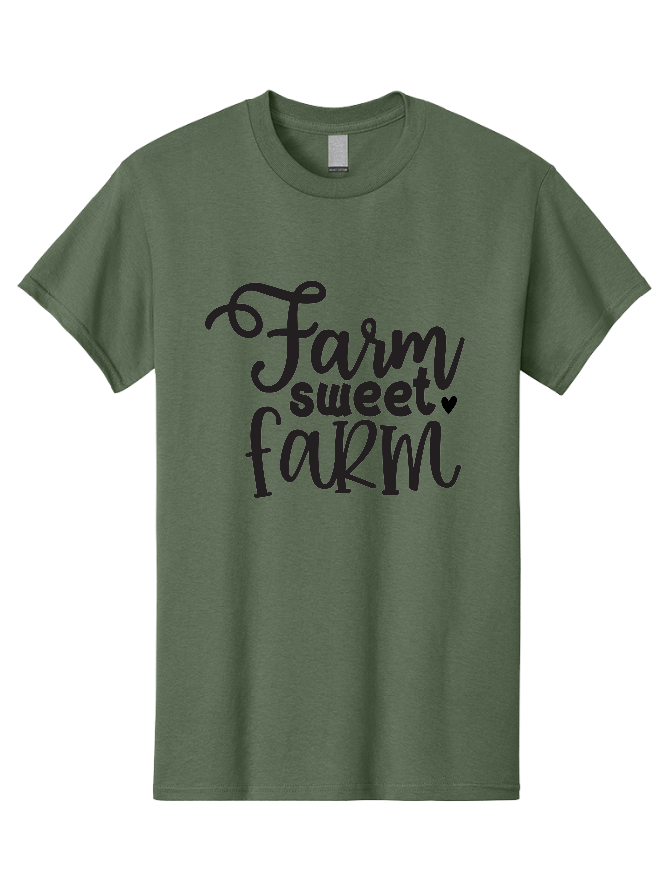 Farm-Sweet-Farm Men'S Graphic Tee, 100% Cotton, Comfortable Casual Summer Wear, Machine Washable, Rural Charm, Countryside Living, Farmhouse Style, Homespun Decor, Country Vibes, Rustic Elegance, Farm Sweet Farm Aab579