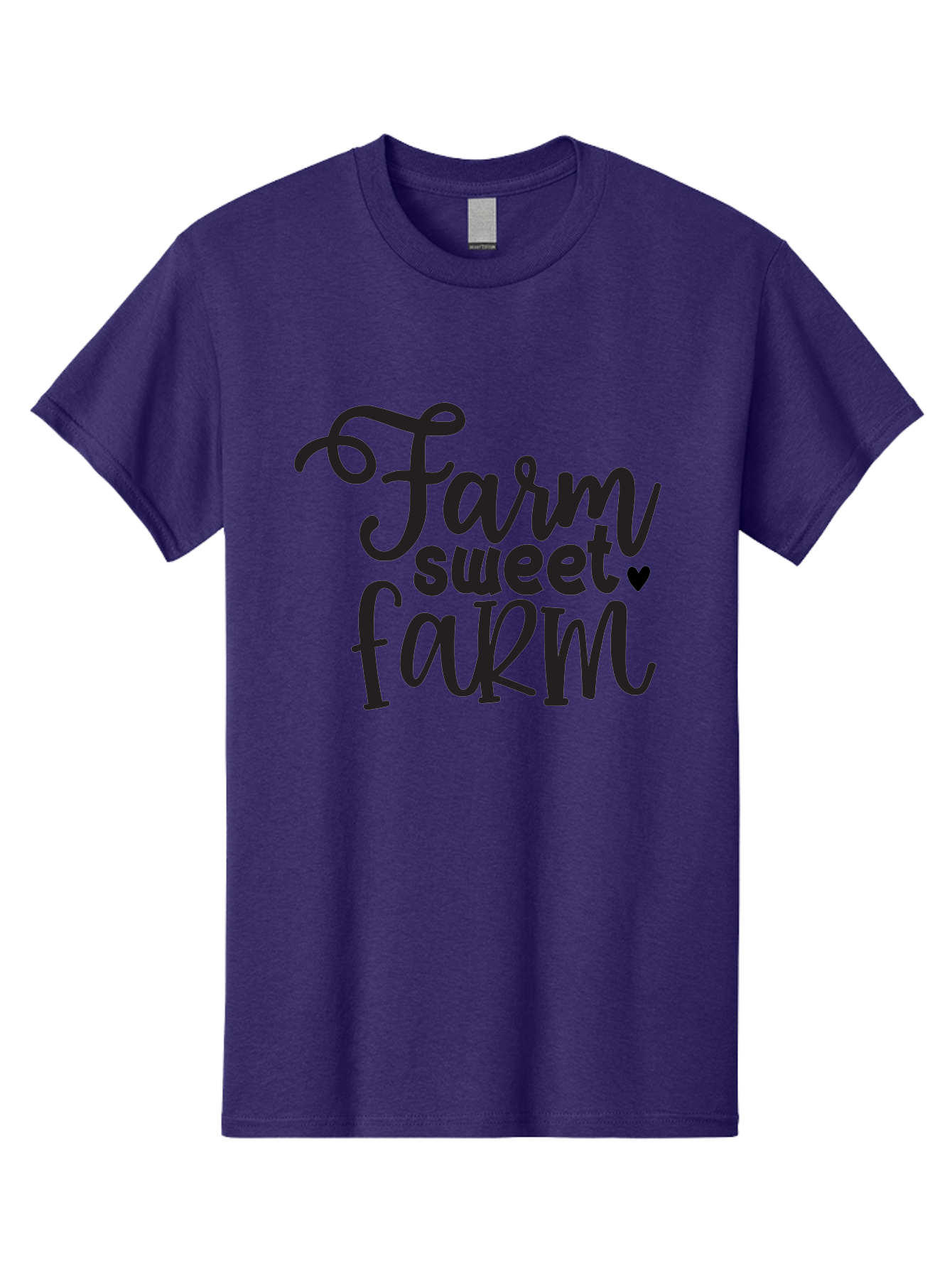 Farm-Sweet-Farm Men'S Graphic Tee, 100% Cotton, Comfortable Casual Summer Wear, Machine Washable, Rural Charm, Countryside Living, Farmhouse Style, Homespun Decor, Country Vibes, Rustic Elegance, Farm Sweet Farm Aab579