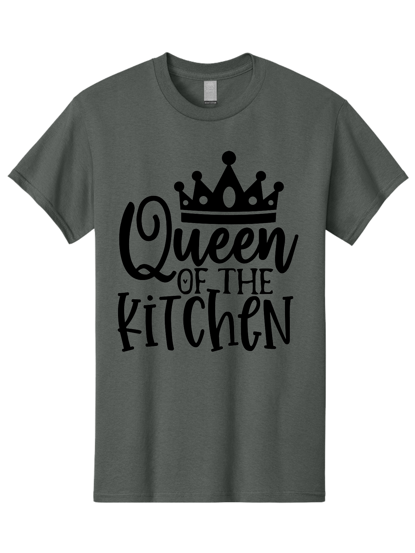 Queen-Of-The-Kitchen Men'S Graphic Tee, 100% Cotton, Comfortable Casual Summer Wear, Machine Washable, Kitchen Queen, Cooking, Baking, Culinary Skills, Domestic Goddess, Kitchen Decor, Cooking Inspiration, Recipe Ideas, Kitchen Motivation, Aab587