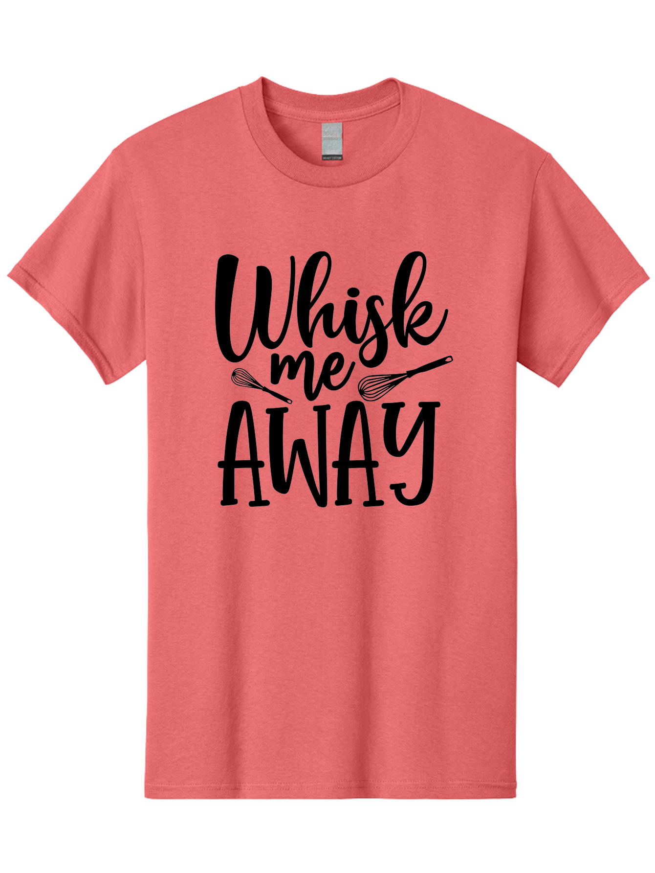 Whisk-Me-Away Men'S Graphic Tee, 100% Cotton, Comfortable Casual Summer Wear, Machine Washable, Baking Inspiration, Cooking Quotes, Kitchen Utensils, Whisk Illustrations, Fun Phrases, Clever Sayings, Culinary Humor, Creative Typography Aab595