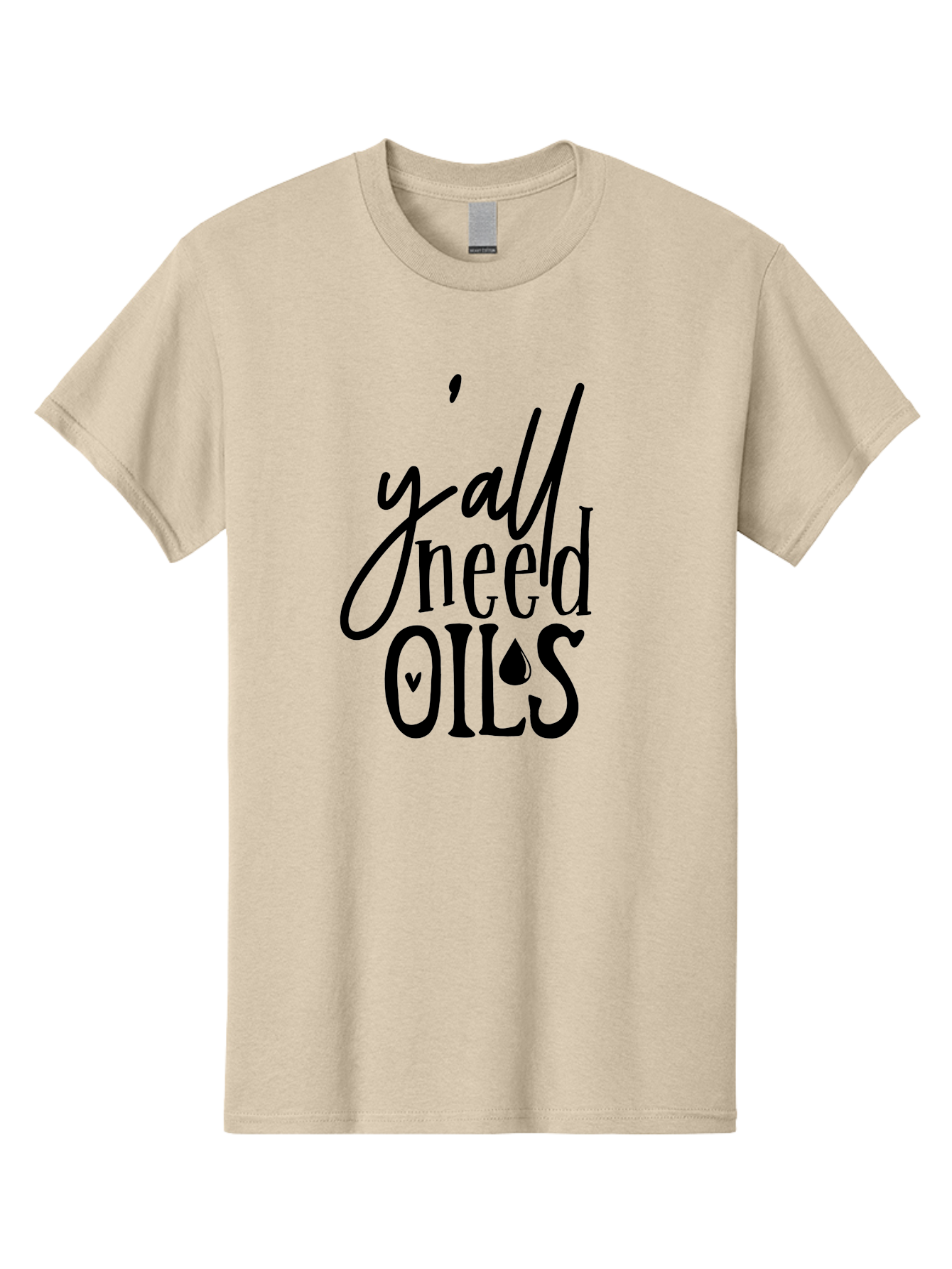 Y-All-Need-Oils Men'S Graphic Tee, 100% Cotton, Comfortable Casual Summer Wear, Machine Washable, Essential Oils, Wellness, Self Care, Aromatherapy, Natural Remedies, Healthy Living, Y'All Need Oils Aab598