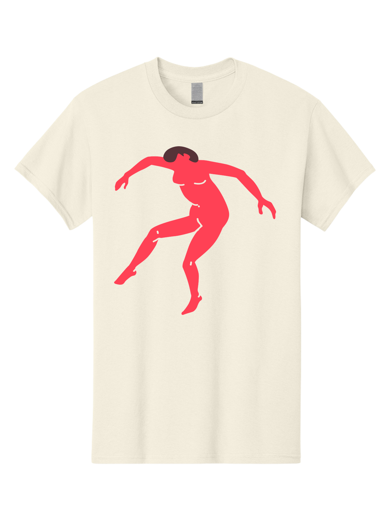 Dancer-3 Men'S Graphic Tee, 100% Cotton, Comfortable Casual Summer Wear, Machine Washable, Dancing Figure, Dynamic Pose, Flowing Movement, Abstract Art, Silhouette, Minimalist Design, Abstract Dancer, Modern Art, Bold Graphics Aab612