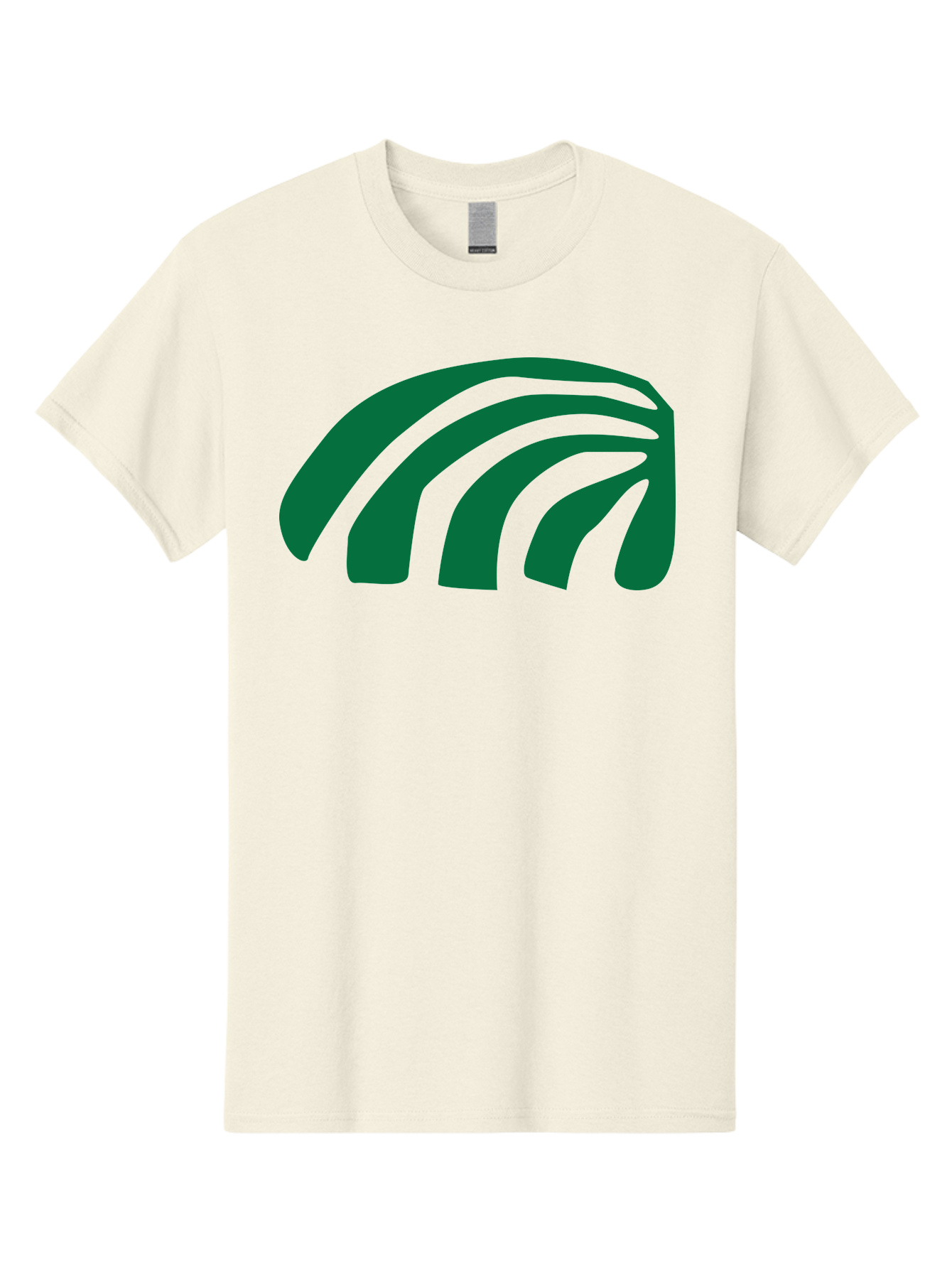 Fanning-Lines Men'S Graphic Tee, 100% Cotton, Comfortable Casual Summer Wear, Machine Washable, Wifi Symbol, Wireless Connectivity, Signal Strength, Dark Green Icon, Modern Design, Abstract Shape Aab618