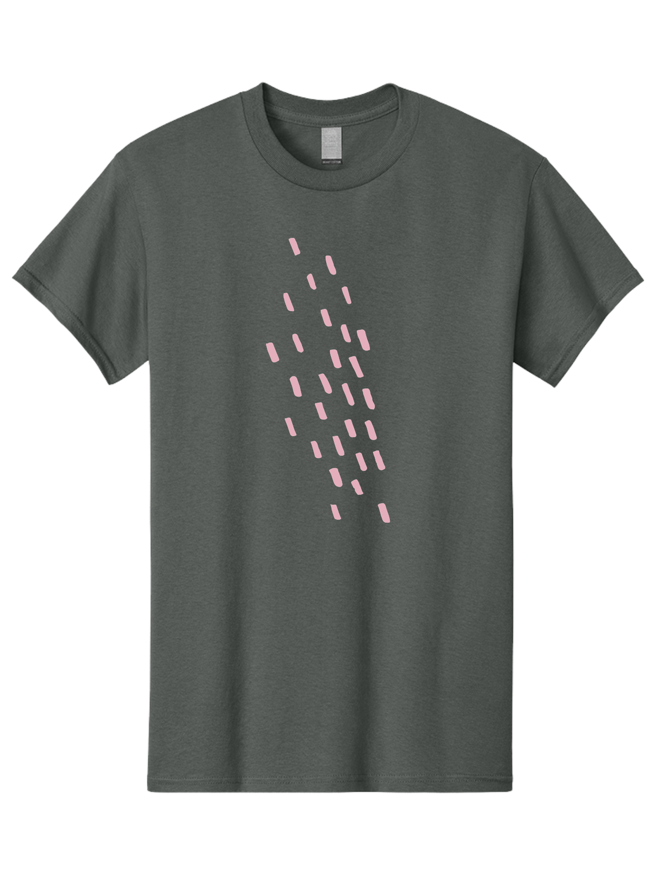 Pink-Capsules Men'S Graphic Tee, 100% Cotton, Comfortable Casual Summer Wear, Machine Washable, White Oblong Shapes, Modern Design Elements, Abstract Patterns, Minimalist Aesthetics, Graphic Design Inspiration, Creative Visuals Aab625