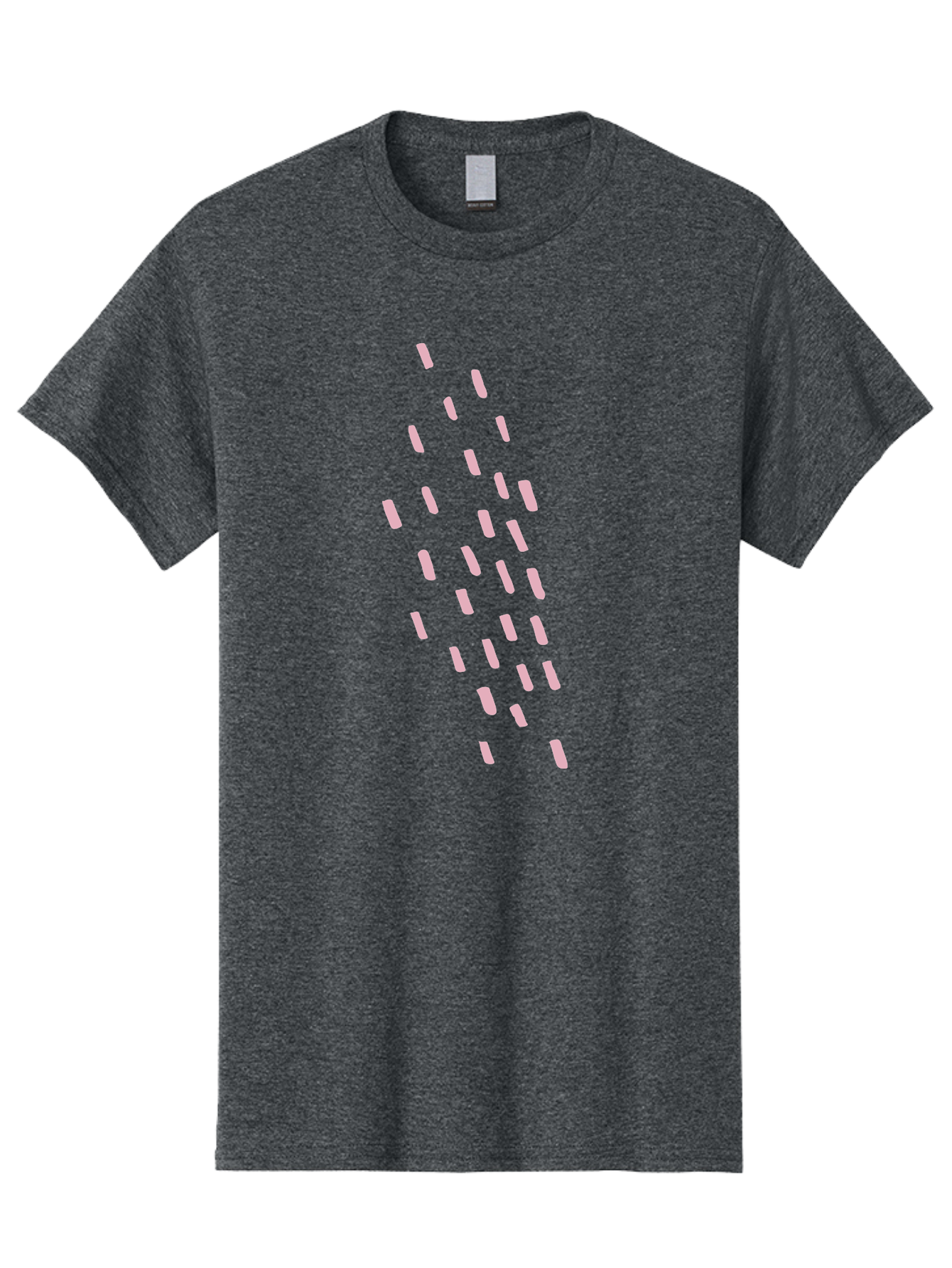 Pink-Capsules Men'S Graphic Tee, 100% Cotton, Comfortable Casual Summer Wear, Machine Washable, White Oblong Shapes, Modern Design Elements, Abstract Patterns, Minimalist Aesthetics, Graphic Design Inspiration, Creative Visuals Aab625