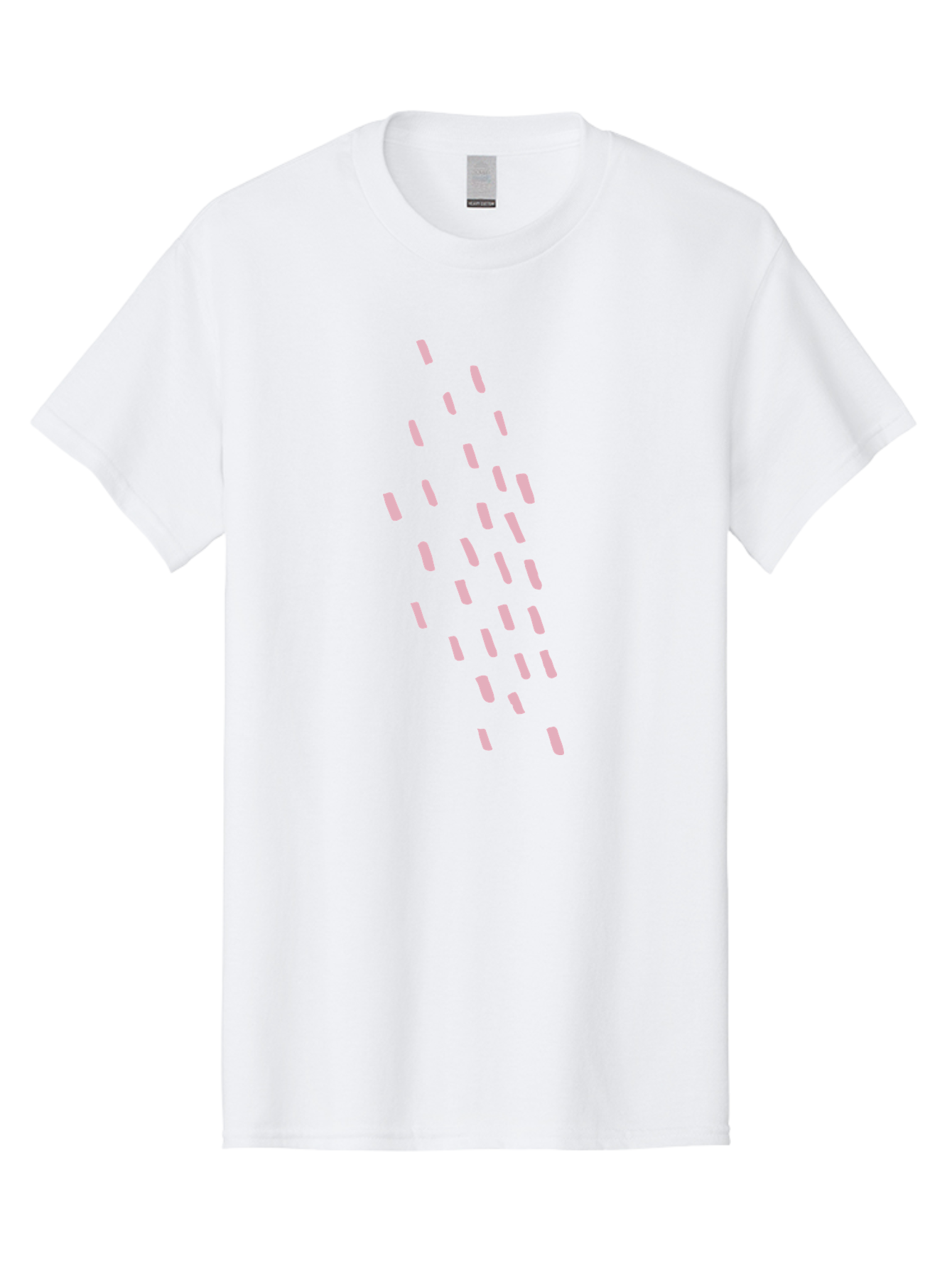 Pink-Capsules Men'S Graphic Tee, 100% Cotton, Comfortable Casual Summer Wear, Machine Washable, White Oblong Shapes, Modern Design Elements, Abstract Patterns, Minimalist Aesthetics, Graphic Design Inspiration, Creative Visuals Aab625