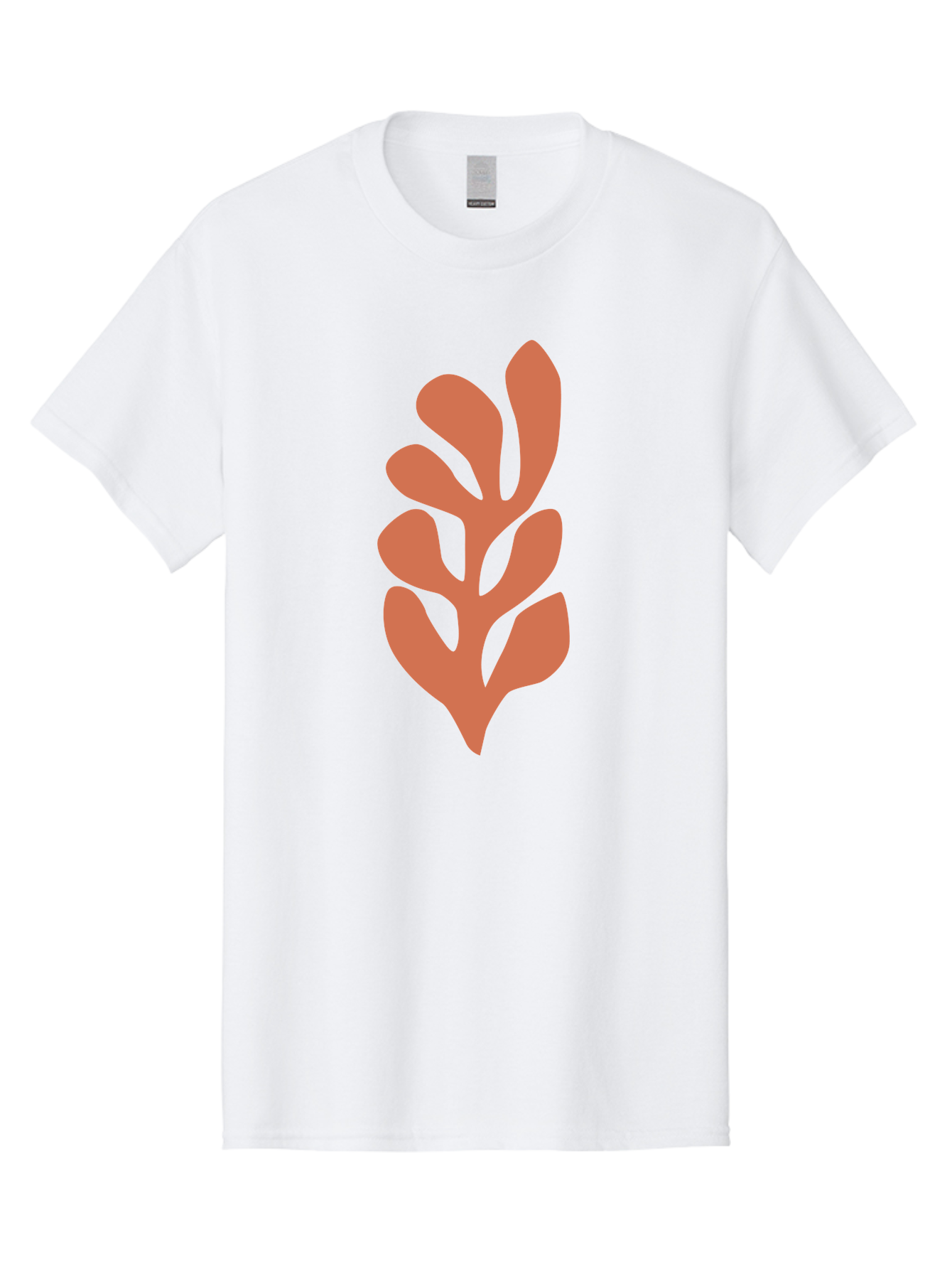 Seaweed-Silhouette-1 Men'S Graphic Tee, 100% Cotton, Comfortable Casual Summer Wear, Machine Washable, Pink Seaweed Illustration, Coral Reef, Ocean Flora, Underwater Plants, Aquatic Life, Coral Seaweed Aab633