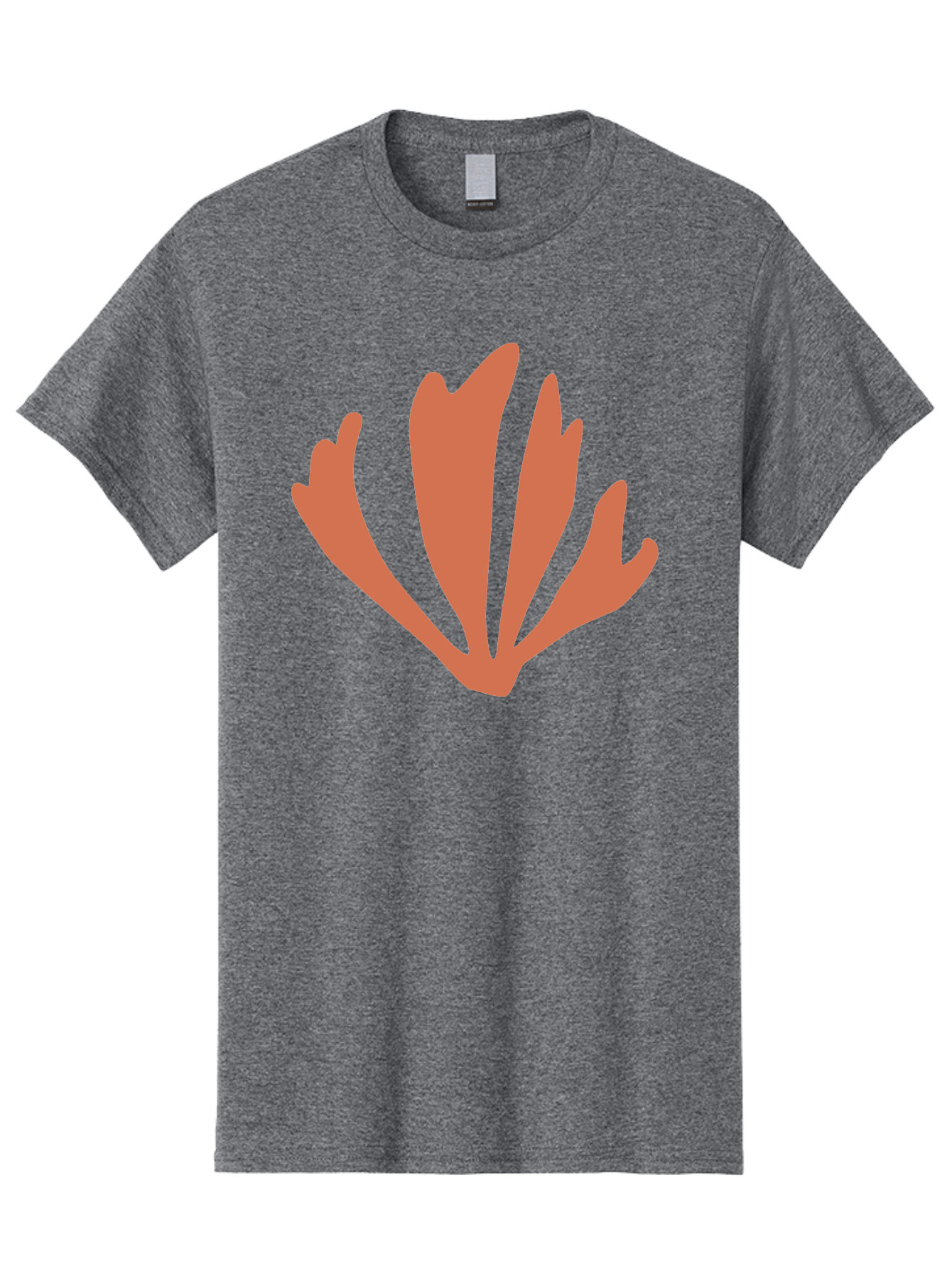 Tulip Men'S Graphic Tee, 100% Cotton, Comfortable Casual Summer Wear, Machine Washable, Tulip Flower, Red Petals, Abstract Floral Design, Simple Shape, Minimalist Art, Digital Illustration, Flower Symbol Aab637