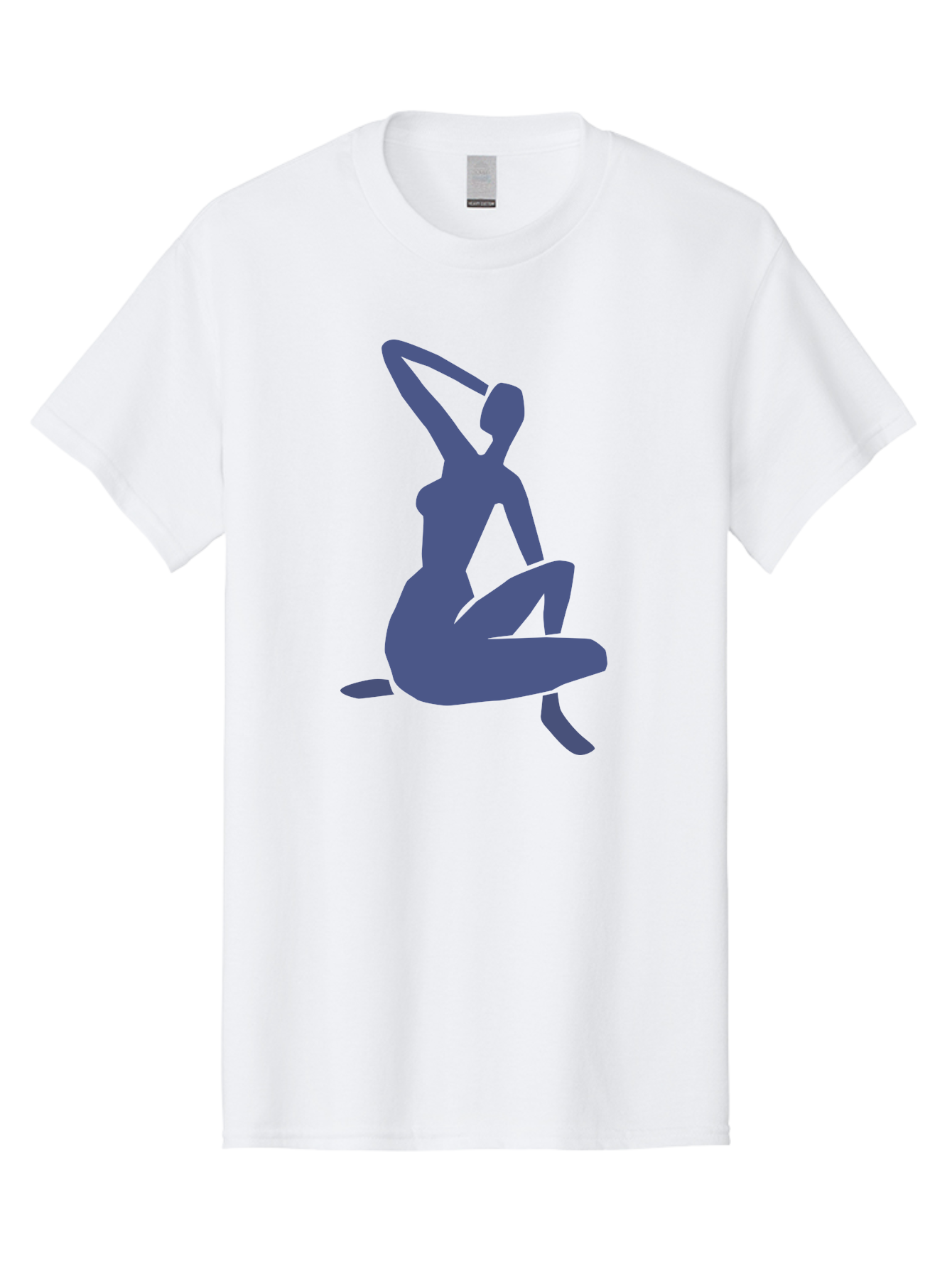 Yoga-Woman Men'S Graphic Tee, 100% Cotton, Comfortable Casual Summer Wear, Machine Washable, Yoga, Meditation, Fitness, Wellness, Flexibility, Balance, Mindfulness, Relaxation, Serene Pose, Fit Woman Aab641