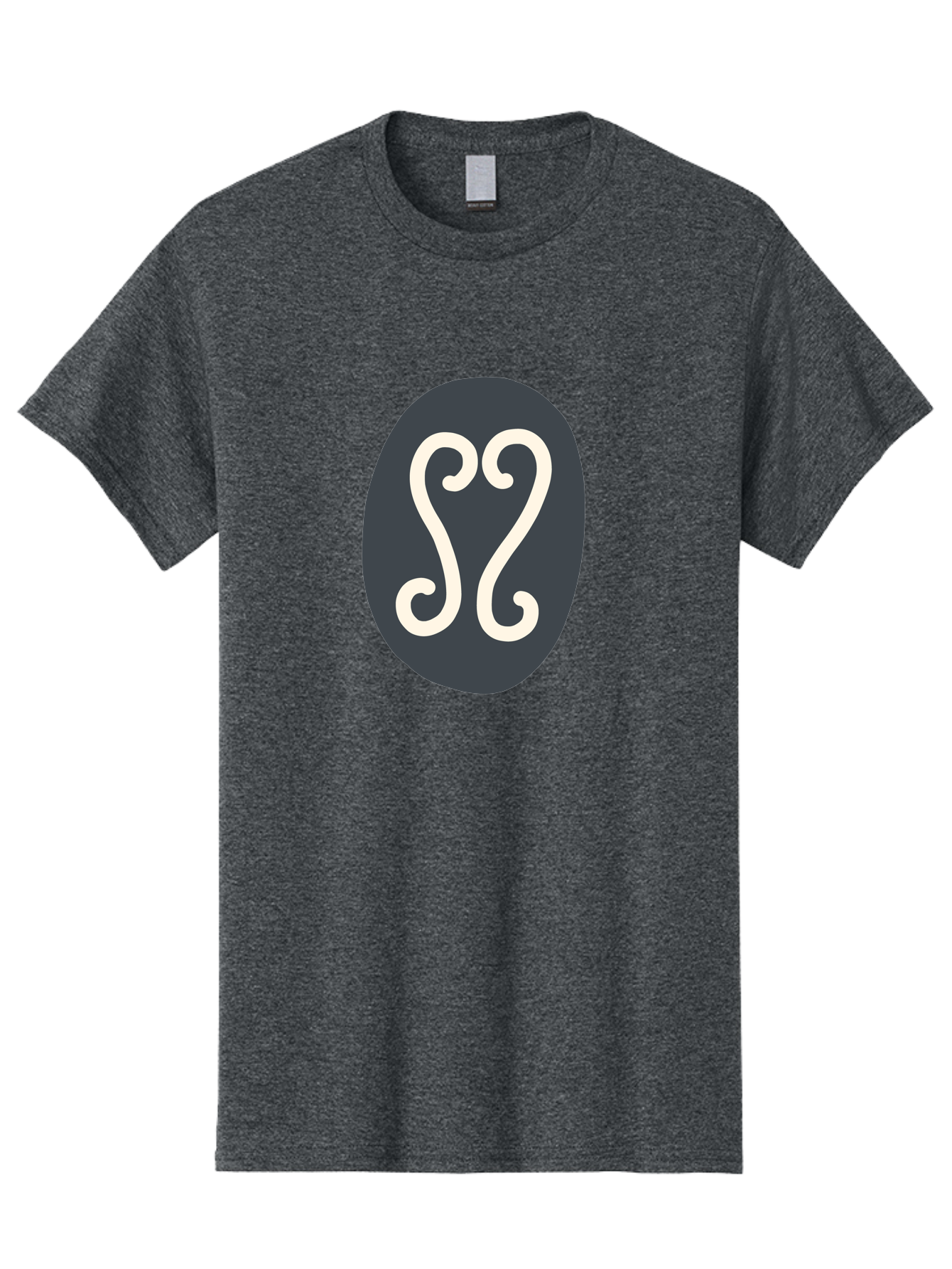 Cancer-Zodiac-Symbol Men'S Graphic Tee, 100% Cotton, Comfortable Casual Summer Wear, Machine Washable, Cancer Zodiac Sign, Astrology Symbol, Horoscope Icon, Simple Design, Minimalist Art, Esoteric Symbolism, Mystical Sign Aab677