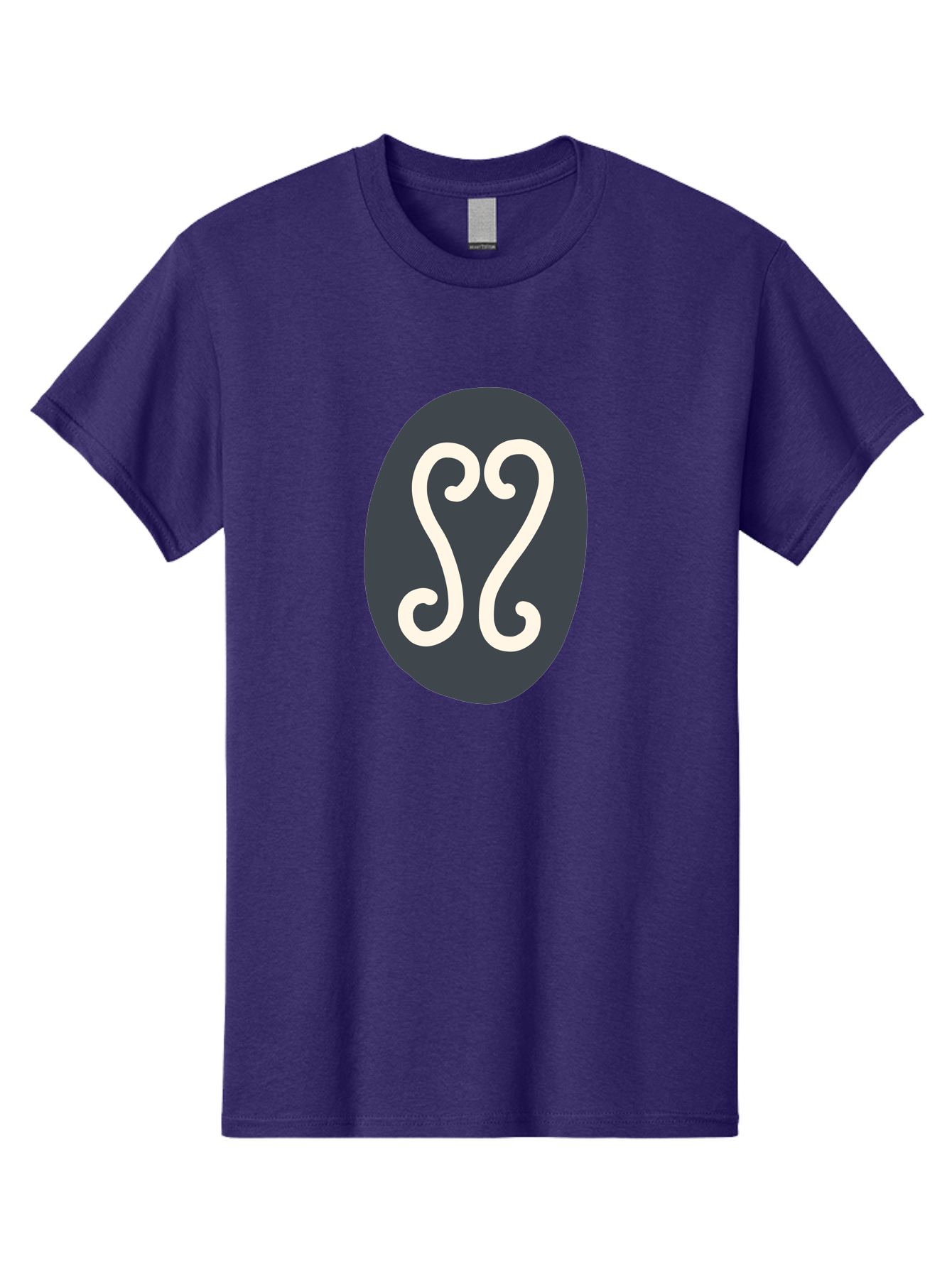 Cancer-Zodiac-Symbol Men'S Graphic Tee, 100% Cotton, Comfortable Casual Summer Wear, Machine Washable, Cancer Zodiac Sign, Astrology Symbol, Horoscope Icon, Simple Design, Minimalist Art, Esoteric Symbolism, Mystical Sign Aab677