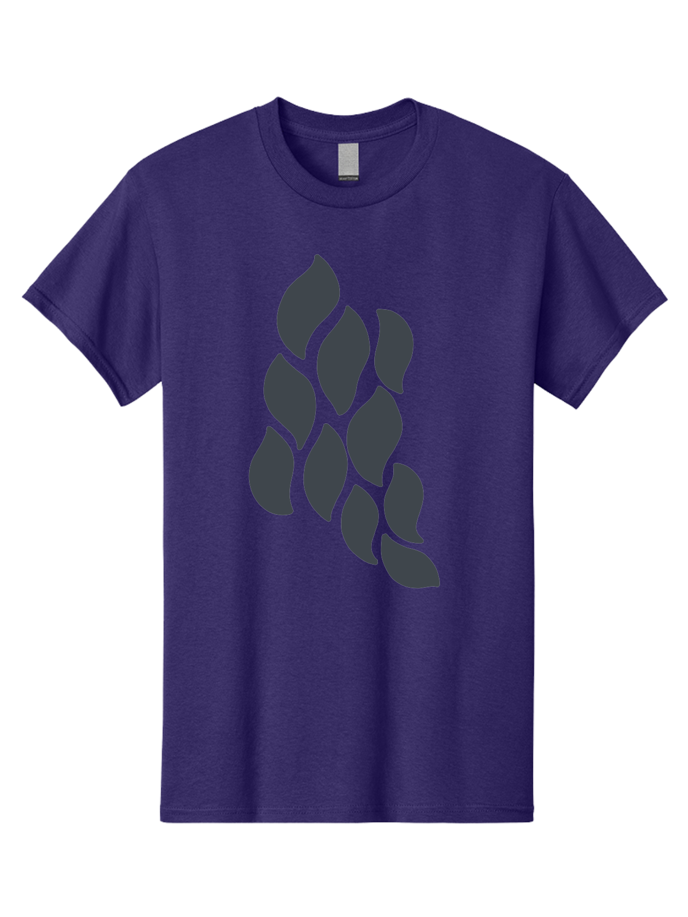Hops Men'S Graphic Tee, 100% Cotton, Comfortable Casual Summer Wear, Machine Washable, Hop Plant, Beer Ingredient, Brewing Process, Dark Silhouette, Neon Green Background, Leaves, Craft Beer, Hop Flowers Aab756