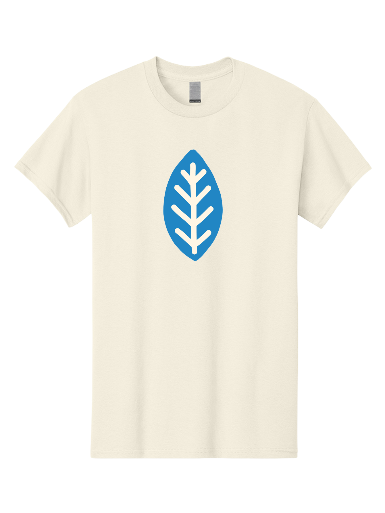 White-Leaf Men'S Graphic Tee, 100% Cotton, Comfortable Casual Summer Wear, Machine Washable, White Branch, Leaf Symbol, Nature Icon, Simple Design, Minimalistic Art, Eco-Friendly Logo, Stylized Leaf Aab817