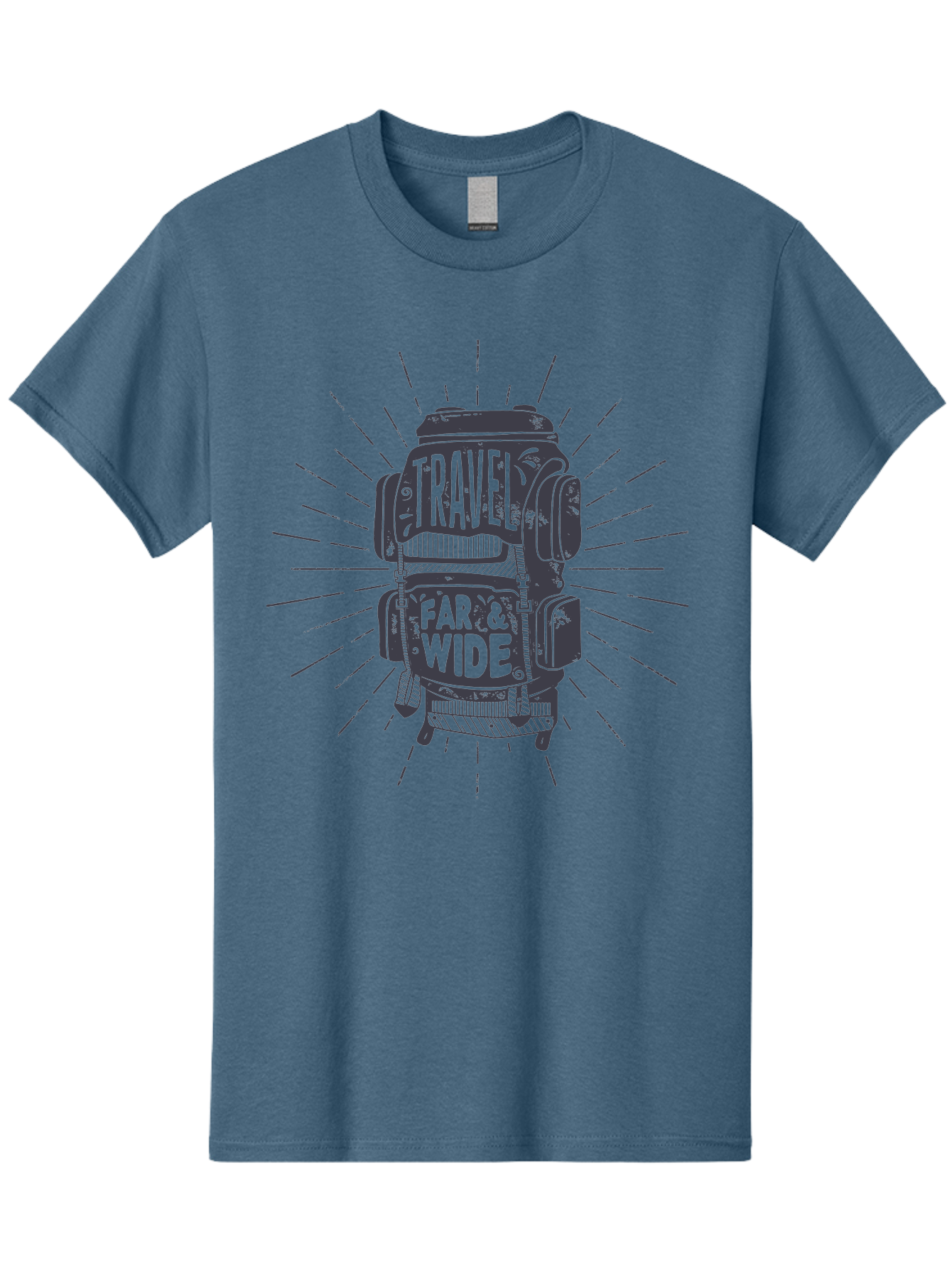 Travel-Far-Wide-1 Men'S Graphic Tee, 100% Cotton, Comfortable Casual Summer Wear, Machine Washable, Travel Inspiration, Adventure Travel, Wanderlust, Travel Bags, Adventure Seeking, Exploration, Travel Accessories, Journey Aab956