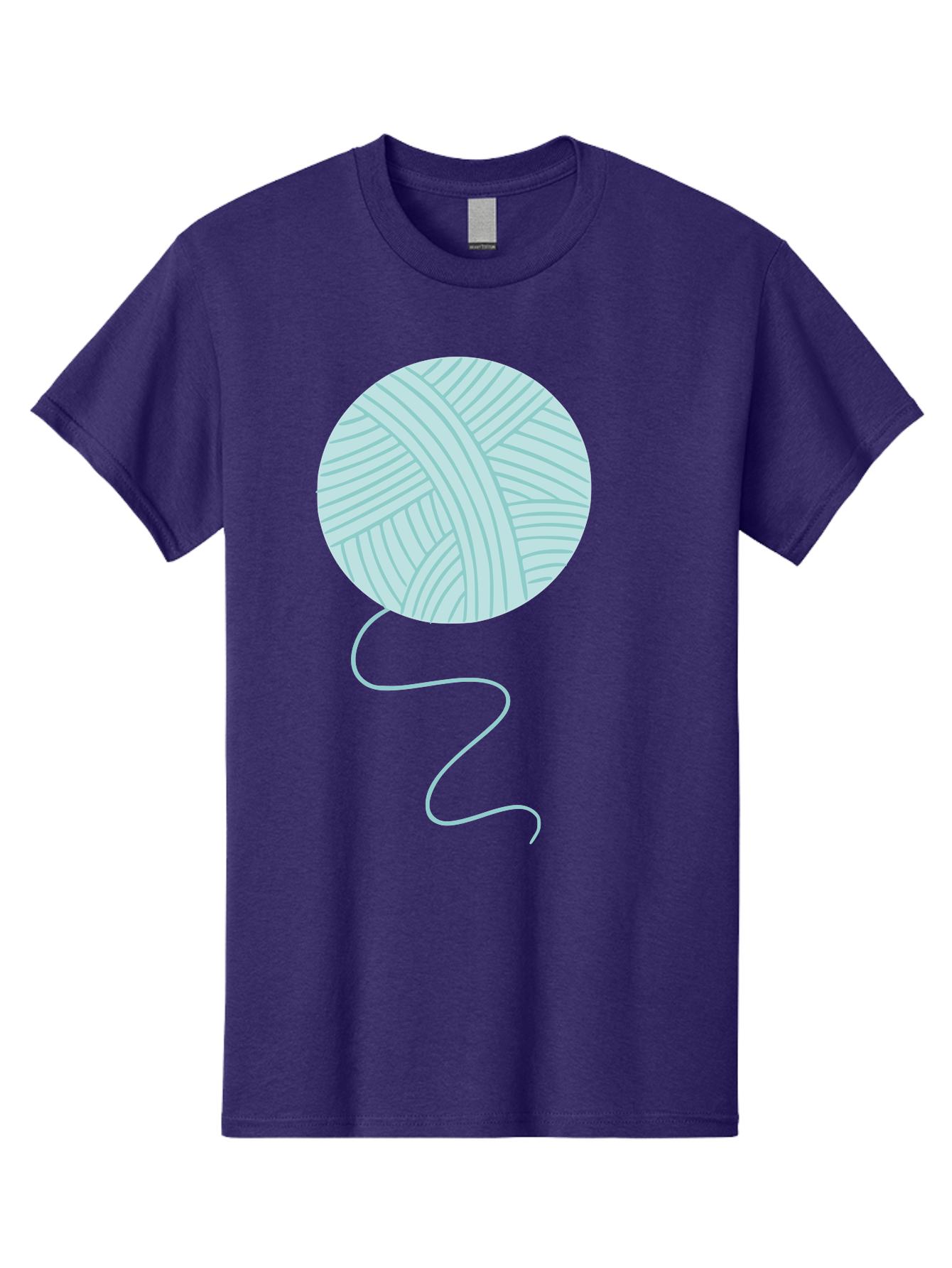 Ball-Of-Yarn Men'S Graphic Tee, 100% Cotton, Comfortable Casual Summer Wear, Machine Washable, Ball Of Yarn, Knitting Supplies, Crafting Essentials, Yarn Thread, Creative Hobbies, Handmade Crafts, Knitting Yarn Aac000