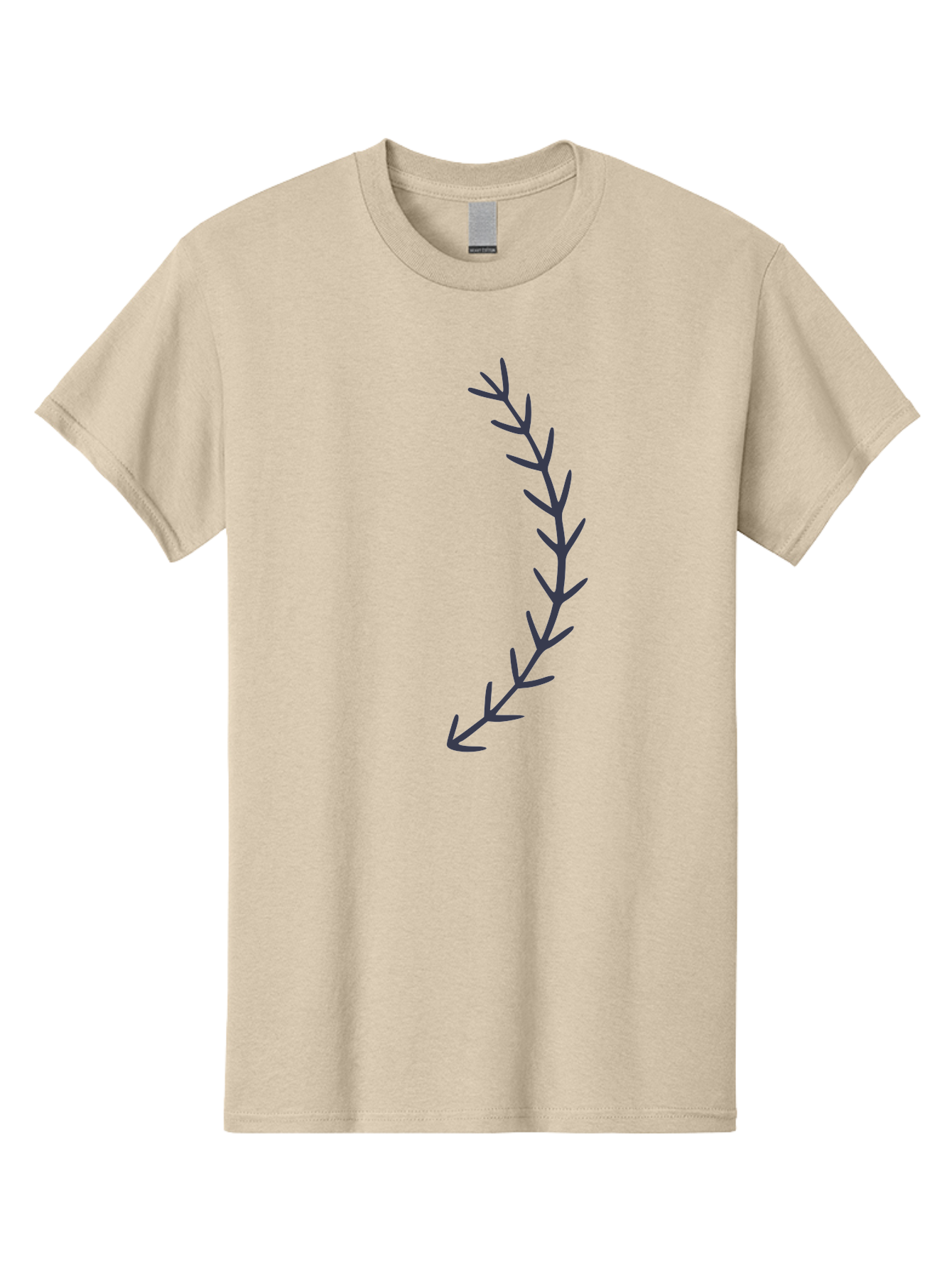 Dark-Purple-Branch Men'S Graphic Tee, 100% Cotton, Comfortable Casual Summer Wear, Machine Washable, Purple Branch Illustration, Simple Design, Minimalist Art, Purple Twig, Leafy Stem, Modern Graphics, Digital Art Aac015