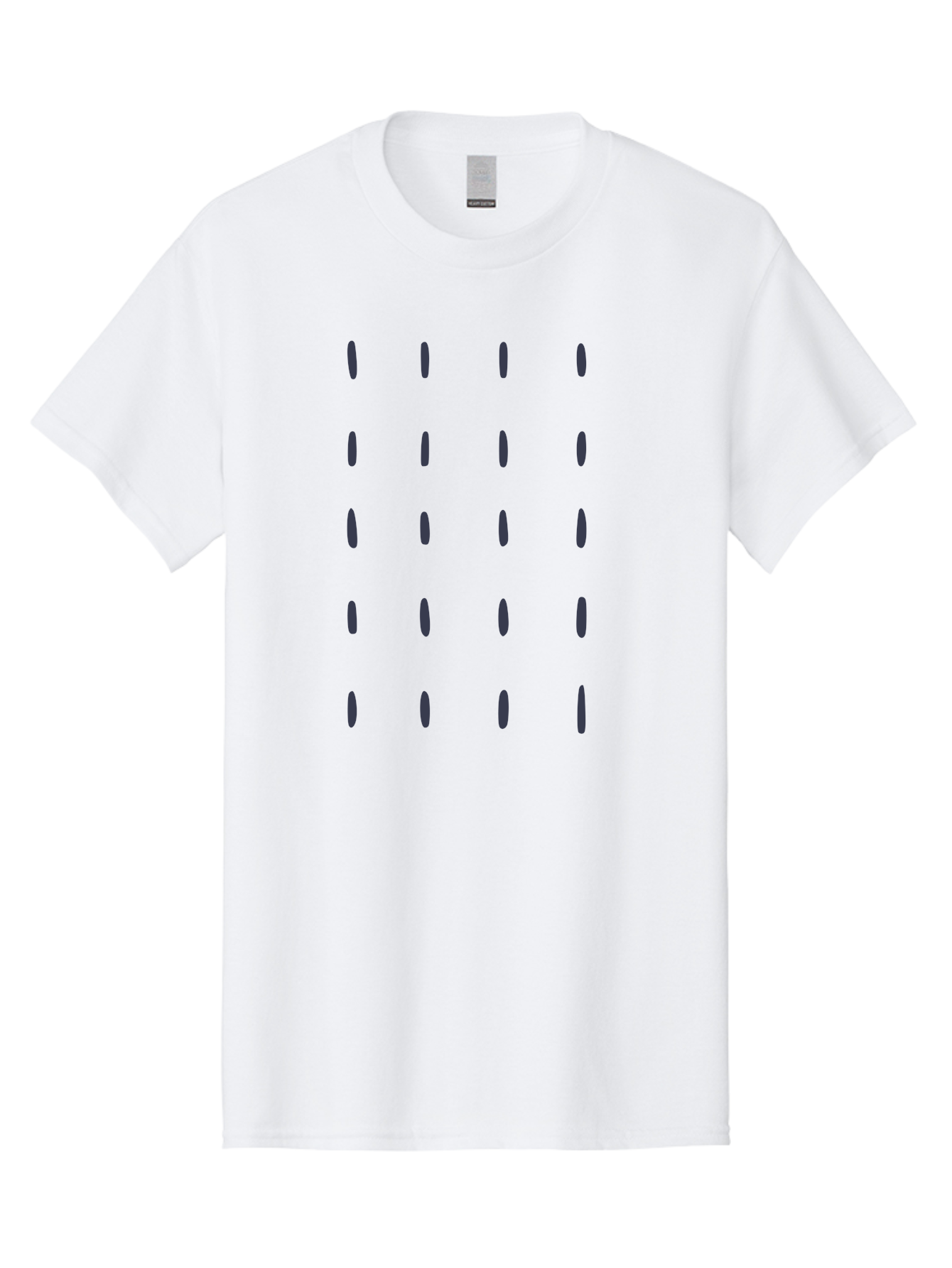 Dashes-Pattern Men'S Graphic Tee, 100% Cotton, Comfortable Casual Summer Wear, Machine Washable, Gray Ovals Pattern, Symmetrical Design, Minimalist Aesthetic, Modern Art, Grid Layout, Simple Shapes, Contemporary Style, Abstract Pattern Aac017