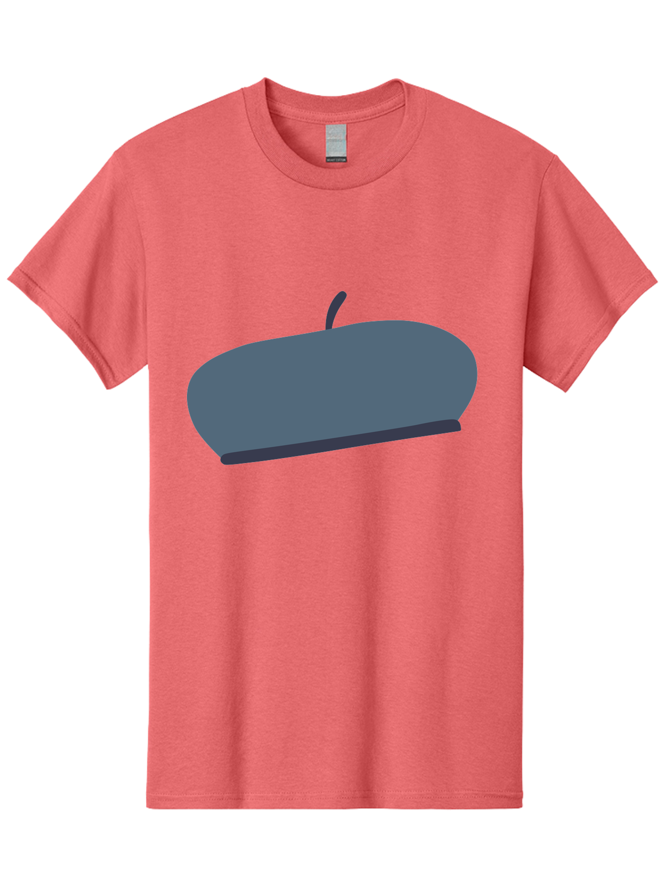 Gray-Apple Men'S Graphic Tee, 100% Cotton, Comfortable Casual Summer Wear, Machine Washable, Gray Apple, Stylized Fruit, Simple Illustration, Minimalist Design, Fruit Icon, Digital Art Aac038