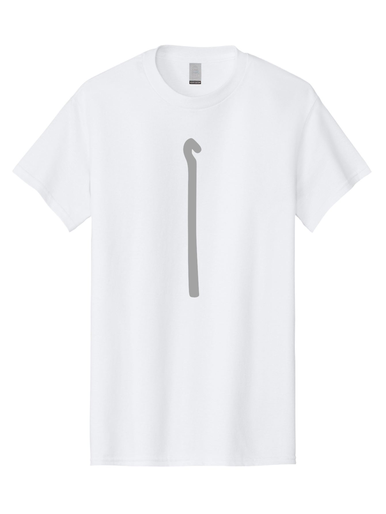 Gray-Walking-Stick Men'S Graphic Tee, 100% Cotton, Comfortable Casual Summer Wear, Machine Washable, Gray Walking Stick, Cane For Mobility, Assistive Device, Walking Aid, Elderly Support, Injury Recovery, Disability Assistance Aac040