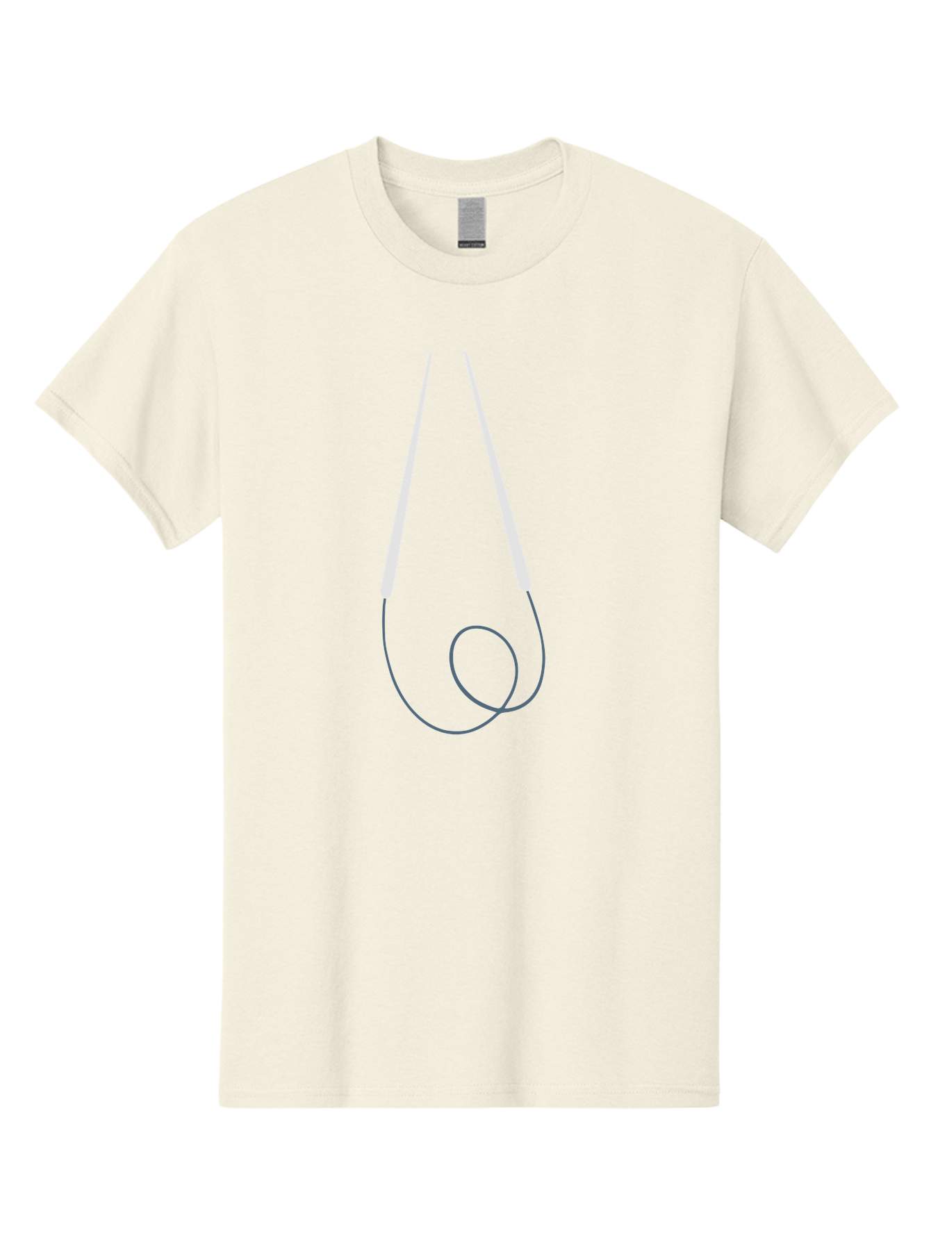 Headphones Men'S Graphic Tee, 100% Cotton, Comfortable Casual Summer Wear, Machine Washable, White Earbuds, Earphones With Wire, Minimalist Design, Modern Earbuds, Simple Earphones, Sleek Audio Accessories, Tech Gadgets Aac046