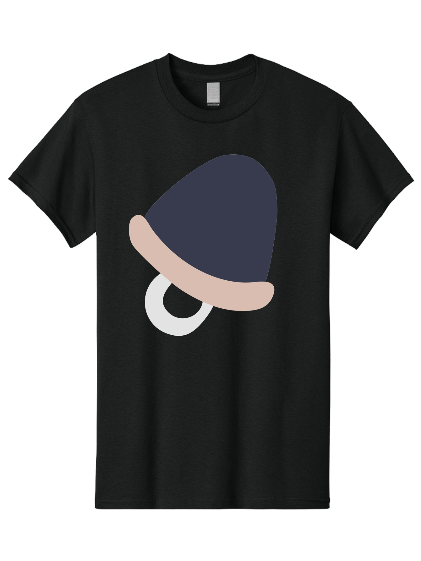 Pacifier Men'S Graphic Tee, 100% Cotton, Comfortable Casual Summer Wear, Machine Washable, Pacifier For Baby, Baby Soother, Nursery Accessories, Infant Care, Baby Supplies, Newborn Essentials Aac065