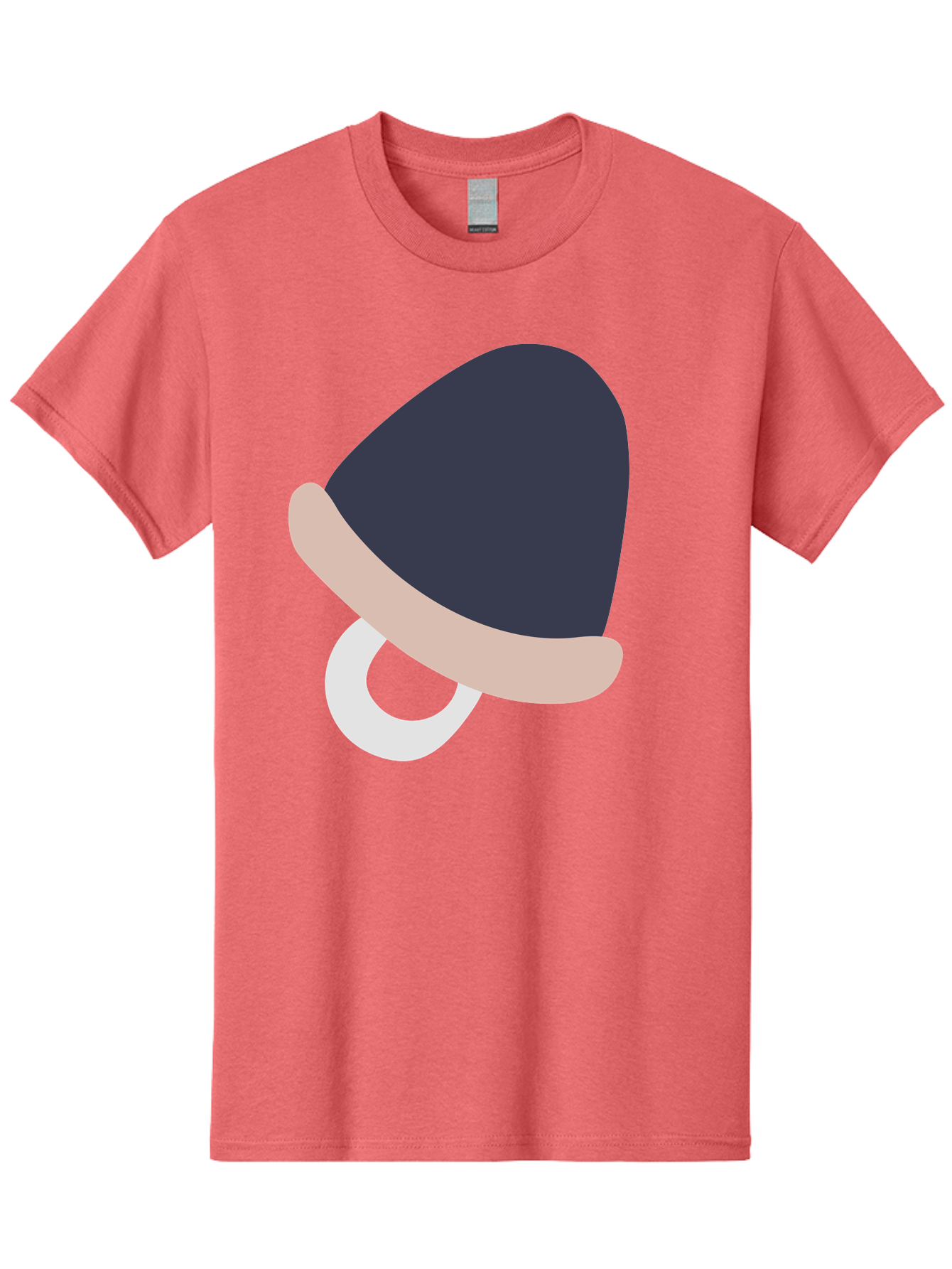 Pacifier Men'S Graphic Tee, 100% Cotton, Comfortable Casual Summer Wear, Machine Washable, Pacifier For Baby, Baby Soother, Nursery Accessories, Infant Care, Baby Supplies, Newborn Essentials Aac065