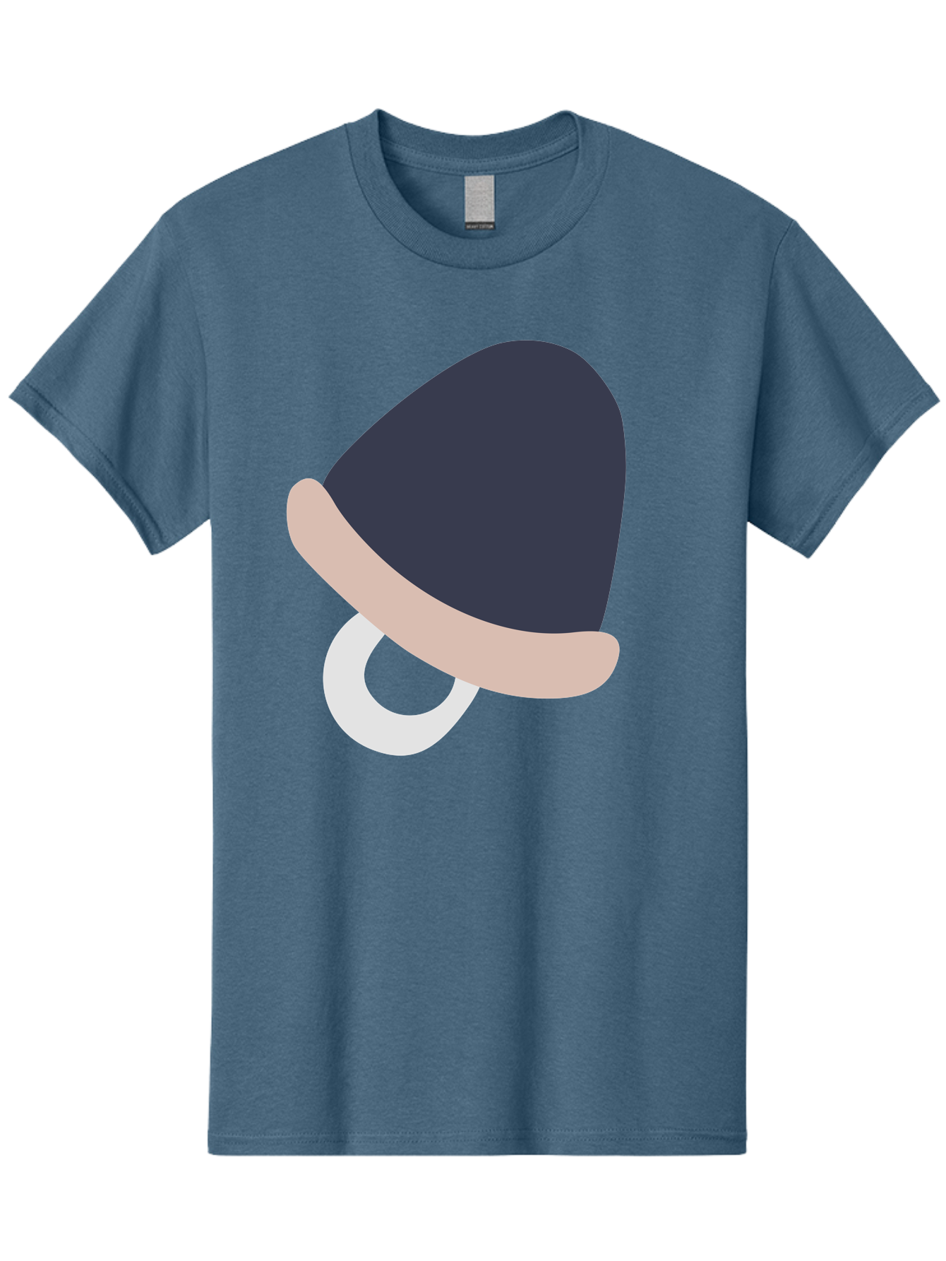 Pacifier Men'S Graphic Tee, 100% Cotton, Comfortable Casual Summer Wear, Machine Washable, Pacifier For Baby, Baby Soother, Nursery Accessories, Infant Care, Baby Supplies, Newborn Essentials Aac065