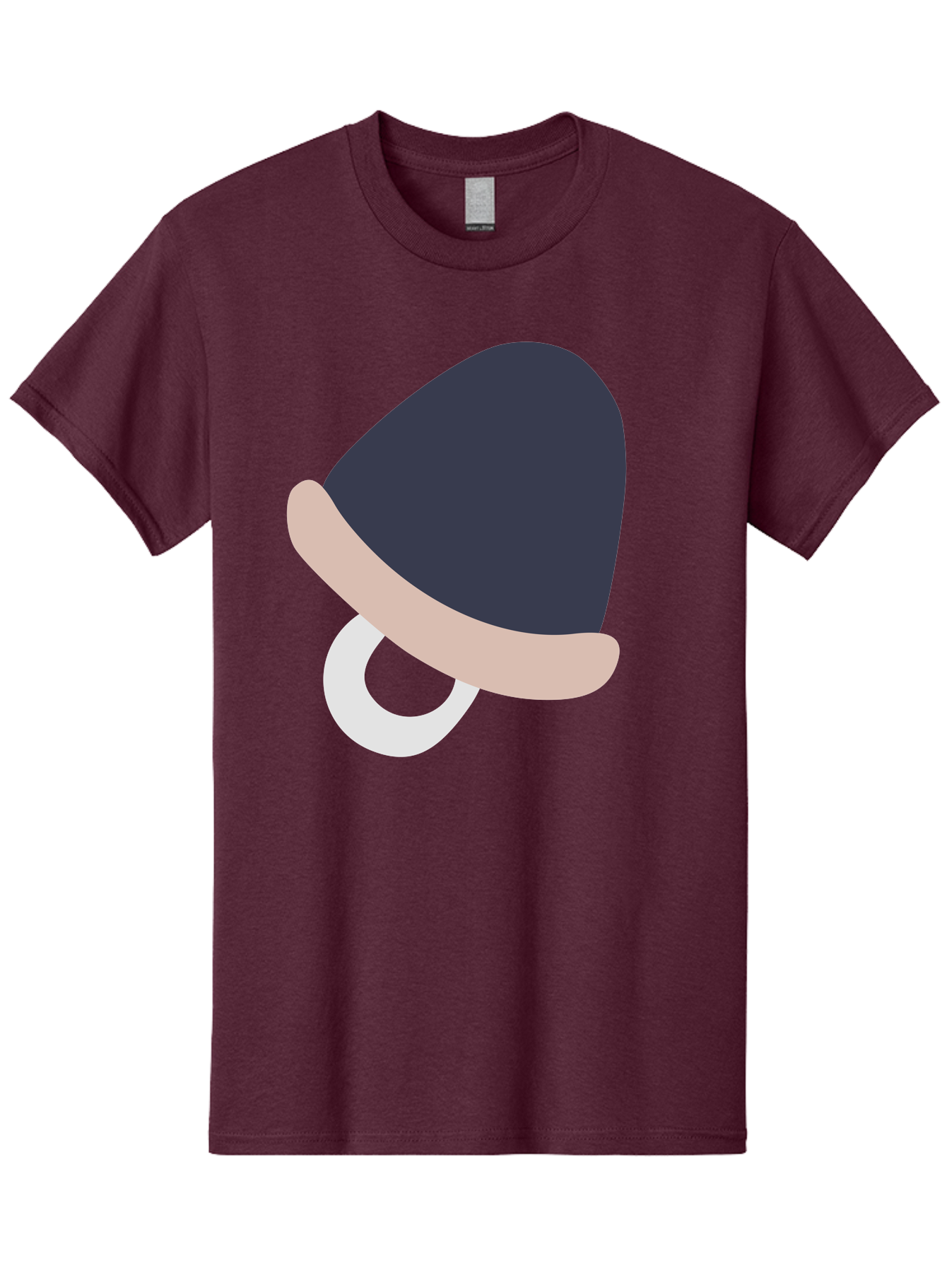 Pacifier Men'S Graphic Tee, 100% Cotton, Comfortable Casual Summer Wear, Machine Washable, Pacifier For Baby, Baby Soother, Nursery Accessories, Infant Care, Baby Supplies, Newborn Essentials Aac065