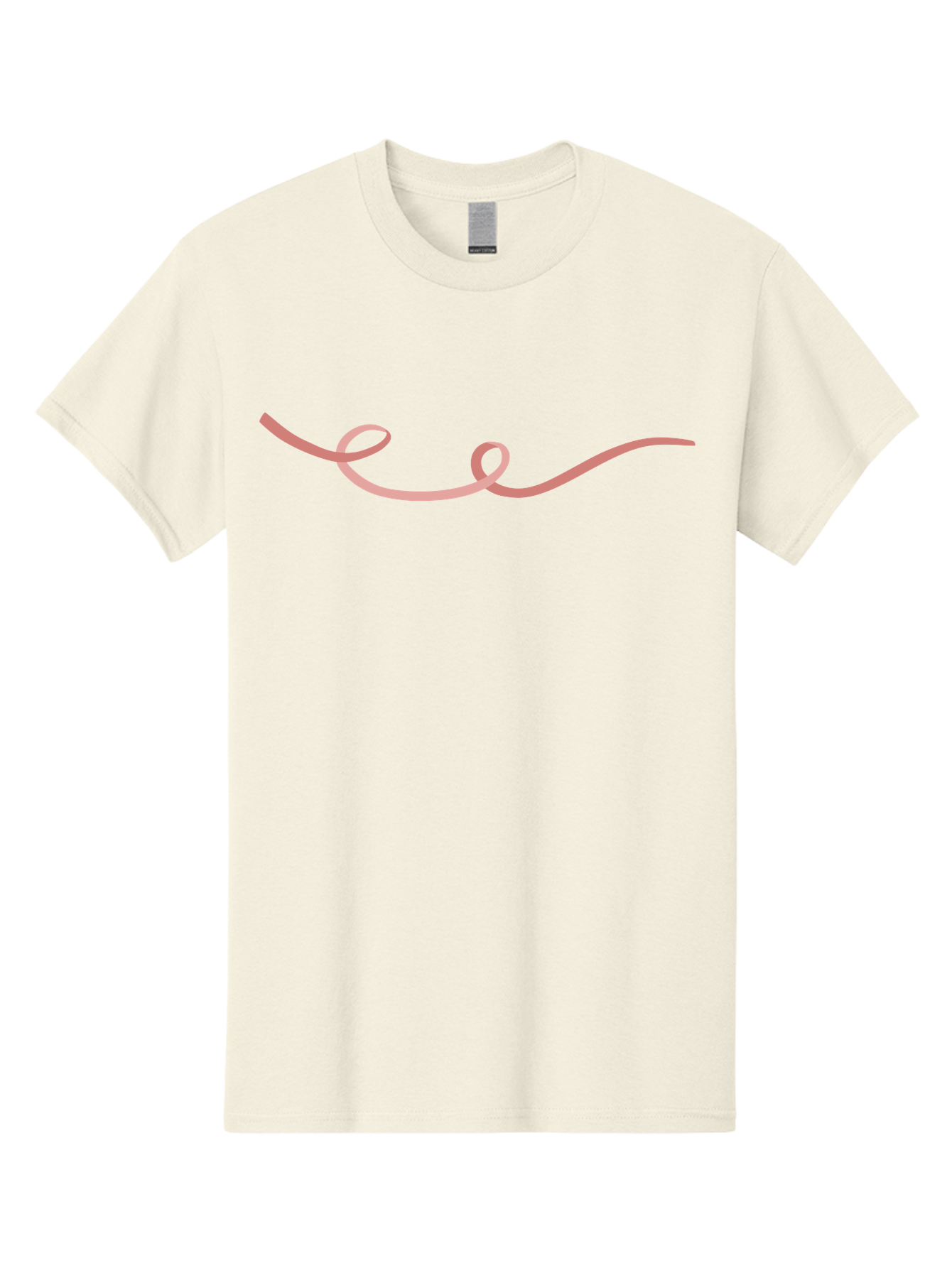 Pink-Swirl-Line Men'S Graphic Tee, 100% Cotton, Comfortable Casual Summer Wear, Machine Washable, Pink Scribble, Swirling Lines, Abstract Art, Minimalist Design, Simple Shapes, Artistic Expression, Creative Element, Modern Graphic Aac082