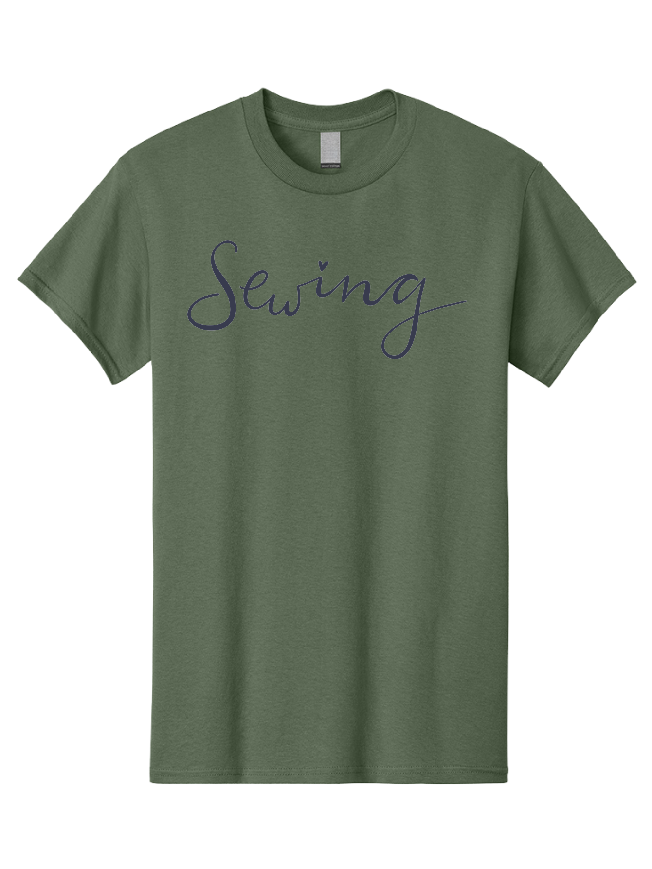 Sewing-2 Men'S Graphic Tee, 100% Cotton, Comfortable Casual Summer Wear, Machine Washable, Sewing, Sewing Crafts, Hand Lettering, Cursive Script, Needlework, Crafting Community Aac097