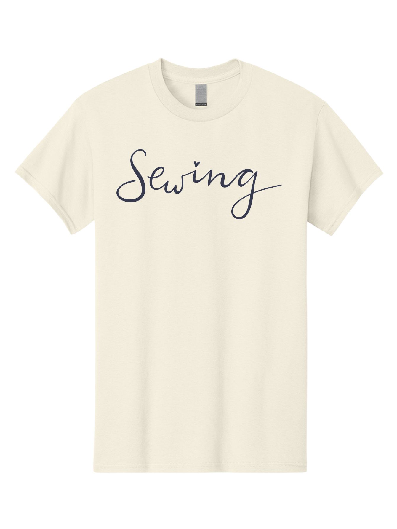 Sewing-2 Men'S Graphic Tee, 100% Cotton, Comfortable Casual Summer Wear, Machine Washable, Sewing, Sewing Crafts, Hand Lettering, Cursive Script, Needlework, Crafting Community Aac097