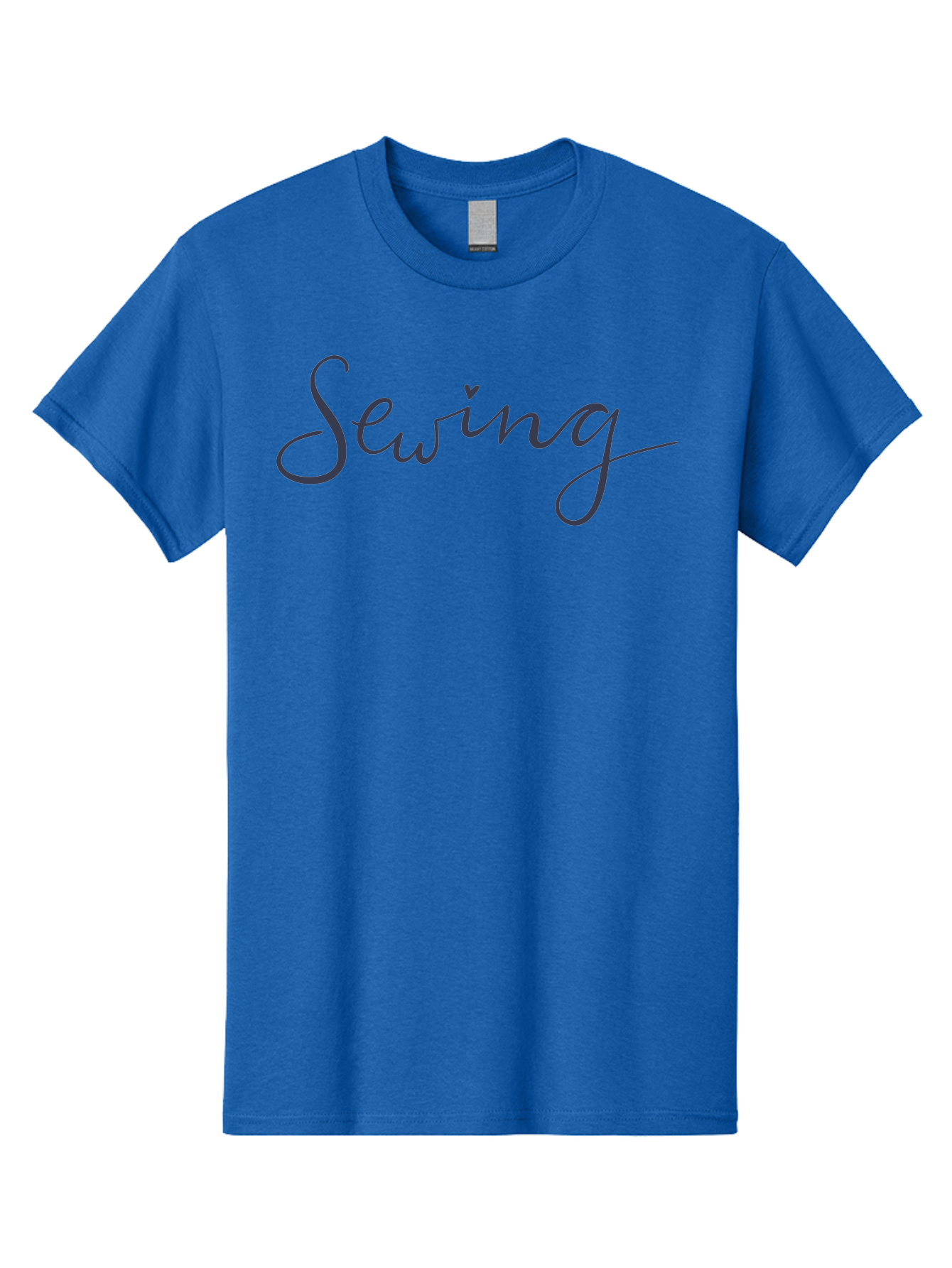Sewing-2 Men'S Graphic Tee, 100% Cotton, Comfortable Casual Summer Wear, Machine Washable, Sewing, Sewing Crafts, Hand Lettering, Cursive Script, Needlework, Crafting Community Aac097