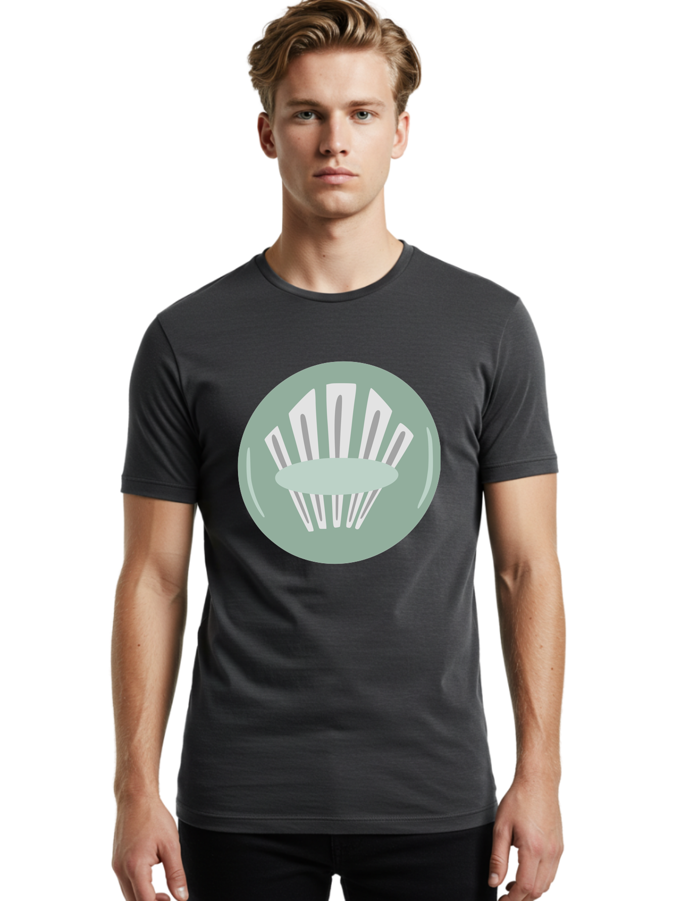 Shuttlecock Men'S Graphic Tee, 100% Cotton, Comfortable Casual Summer Wear, Machine Washable, Badminton Shuttlecock, Sports Equipment, Feathered Projectile, Badminton Gear, Racket Sports, Shuttlecock Design, Minimalist Style, Simple Graphics, Aac112