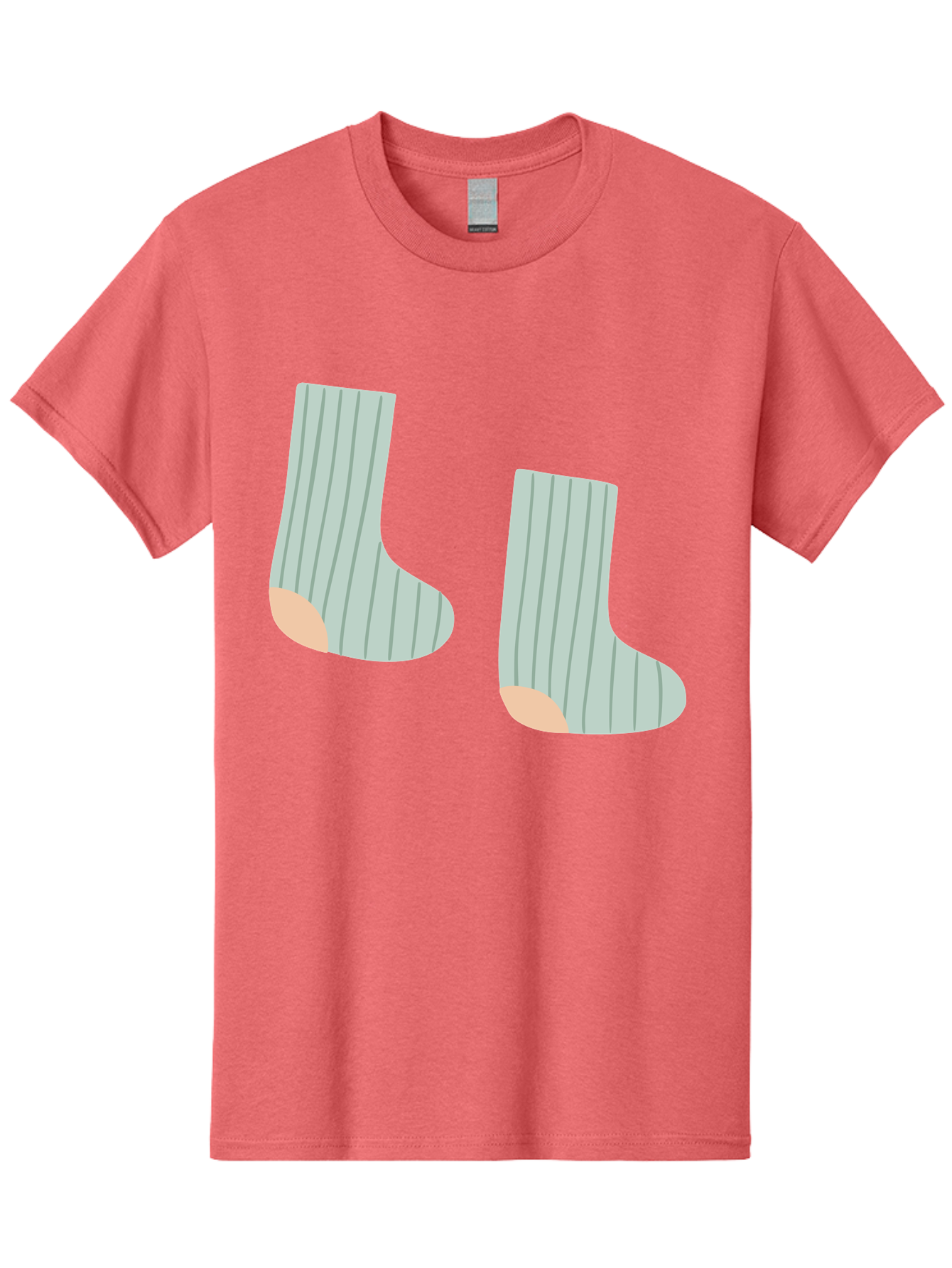 Striped-Socks Men'S Graphic Tee, 100% Cotton, Comfortable Casual Summer Wear, Machine Washable, Striped Socks, Matching Socks, Casual Footwear, Comfortable Clothing, Fashion Accessories, Clothing Details Aac119