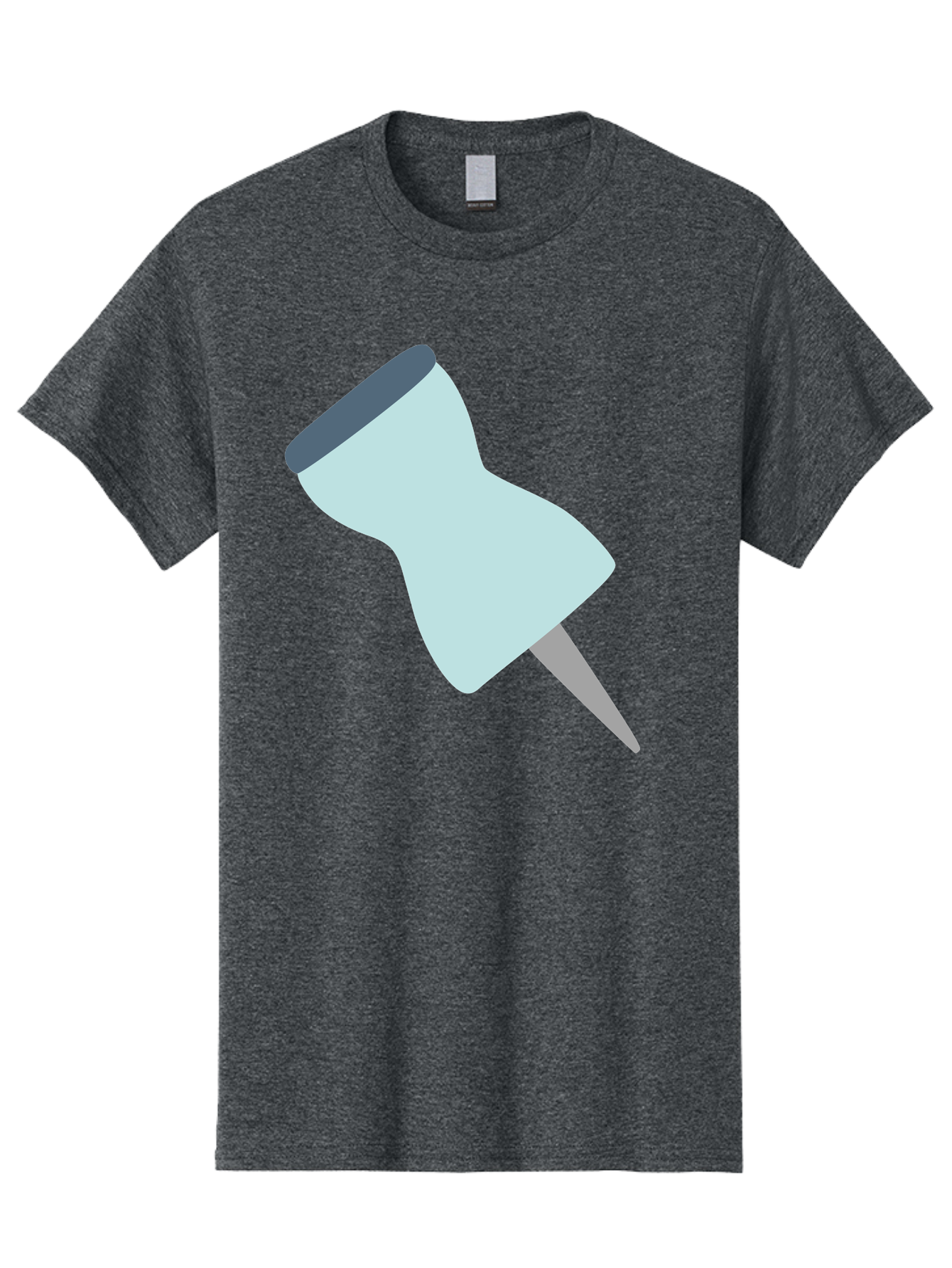 Thumbtack-1 Men'S Graphic Tee, 100% Cotton, Comfortable Casual Summer Wear, Machine Washable, Thumbtack, Push Pin, Office Supplies, Stationery, Pin, Tack, Drawing Pin, Office Accessory, Desktop Item, Organizational Tool Aac127