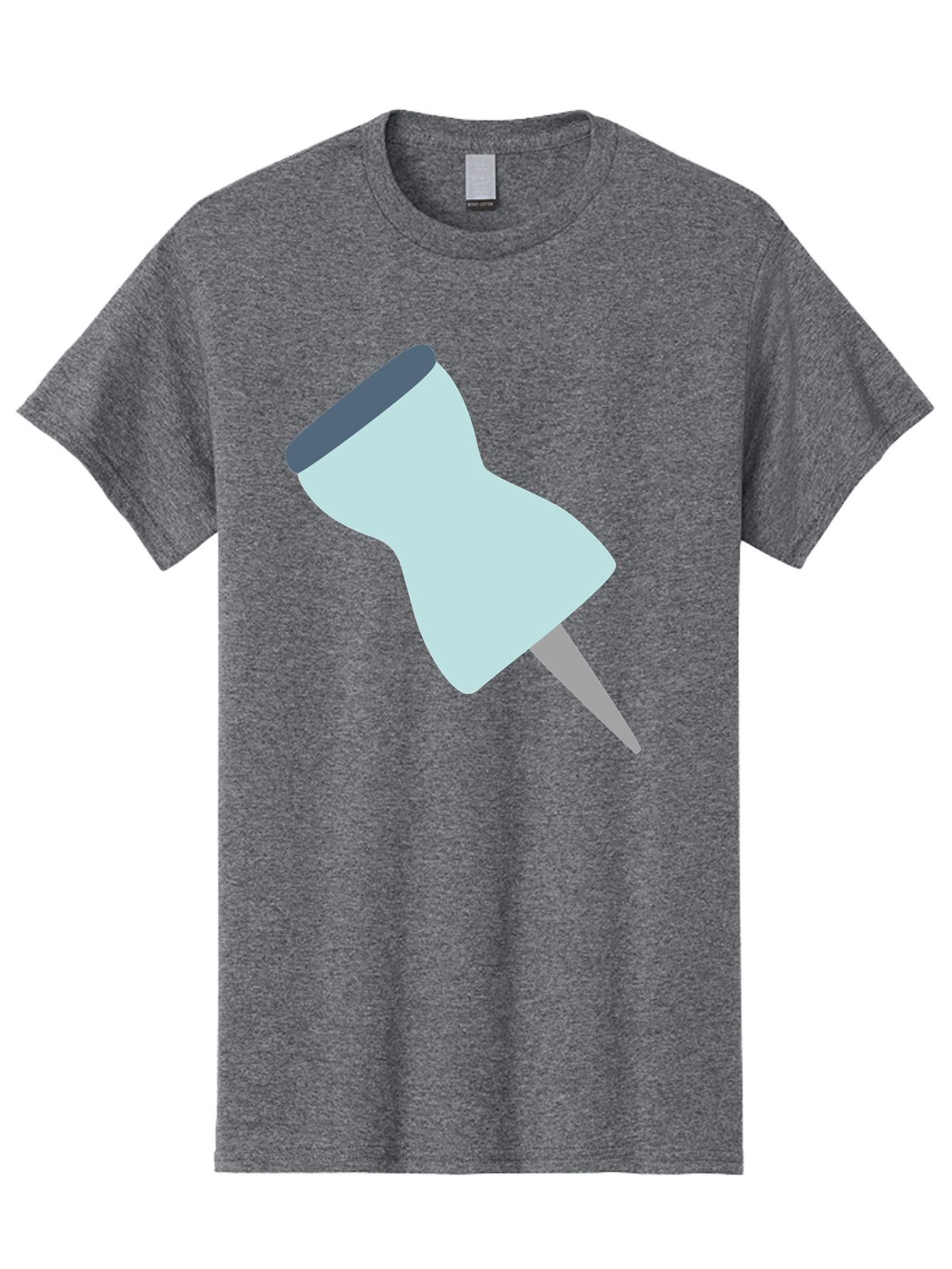 Thumbtack-1 Men'S Graphic Tee, 100% Cotton, Comfortable Casual Summer Wear, Machine Washable, Thumbtack, Push Pin, Office Supplies, Stationery, Pin, Tack, Drawing Pin, Office Accessory, Desktop Item, Organizational Tool Aac127