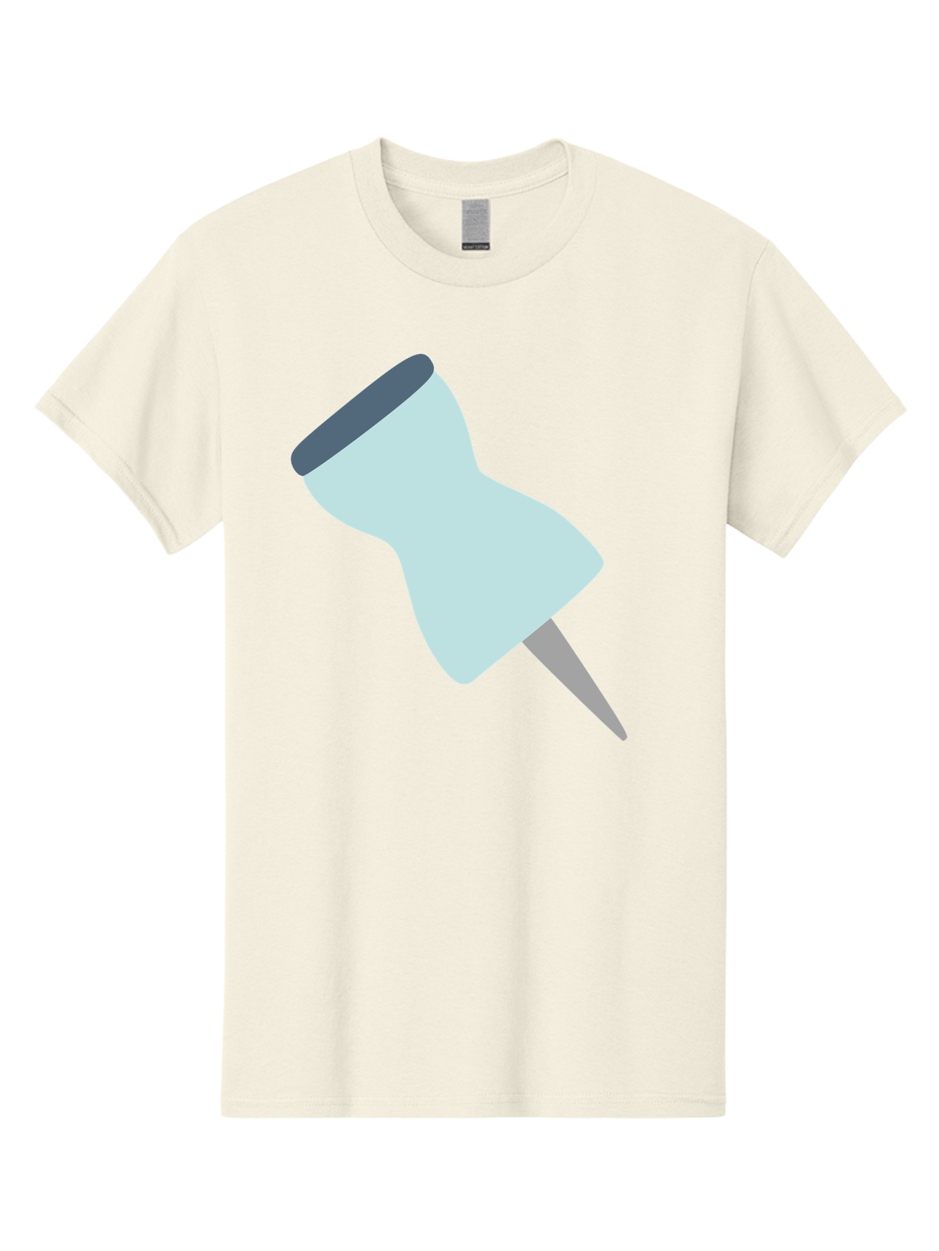 Thumbtack-1 Men'S Graphic Tee, 100% Cotton, Comfortable Casual Summer Wear, Machine Washable, Thumbtack, Push Pin, Office Supplies, Stationery, Pin, Tack, Drawing Pin, Office Accessory, Desktop Item, Organizational Tool Aac127